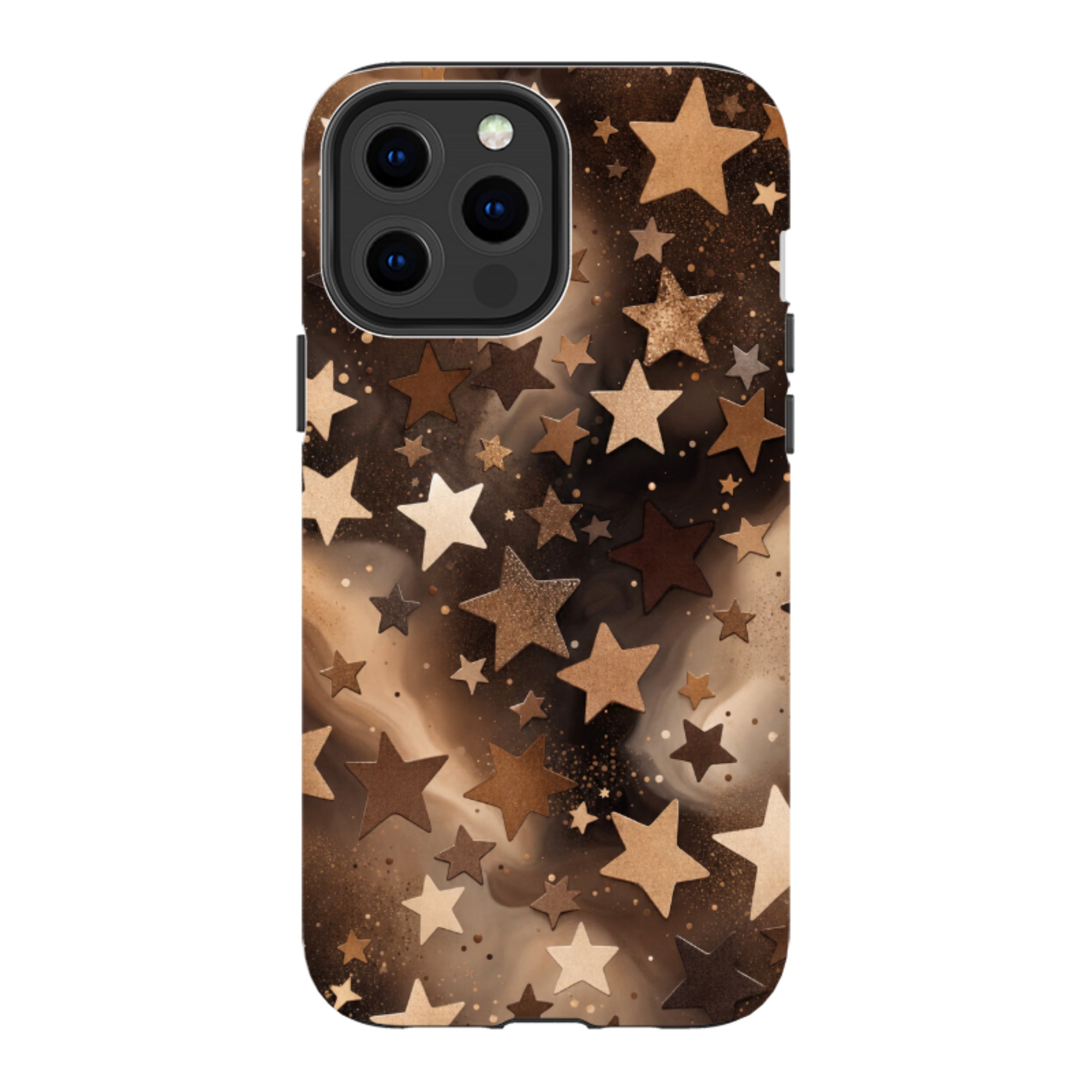 iPhone Tough Case - Bronze Galaxy Star