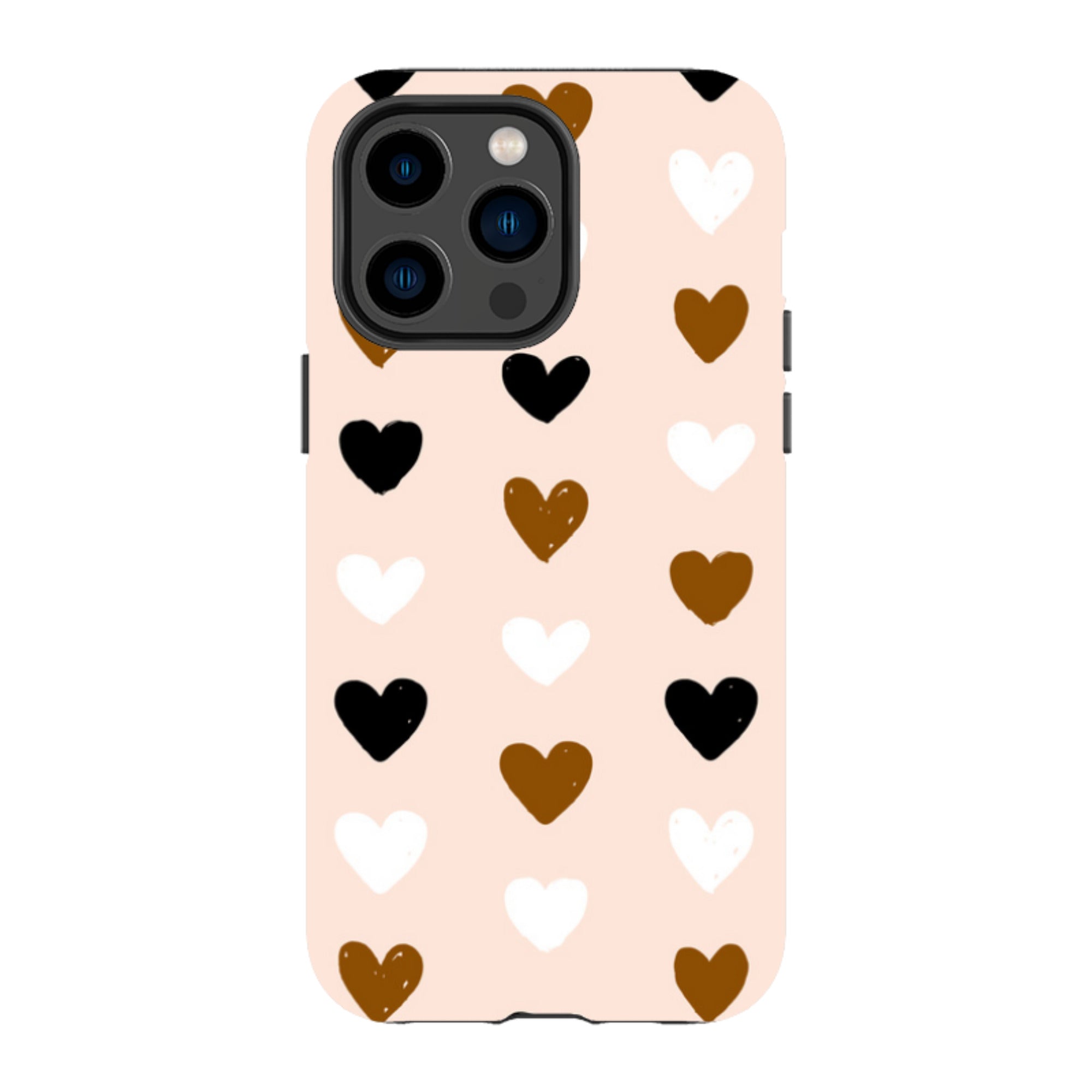 iPhone MagSafe Tough Case -  Hearts Pale