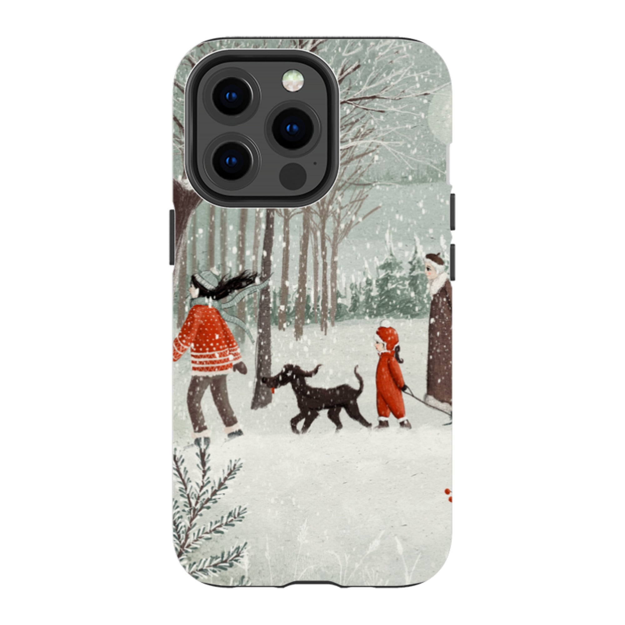 iPhone MagSafe Tough Case -  Winter Walk By Maja Lindberg