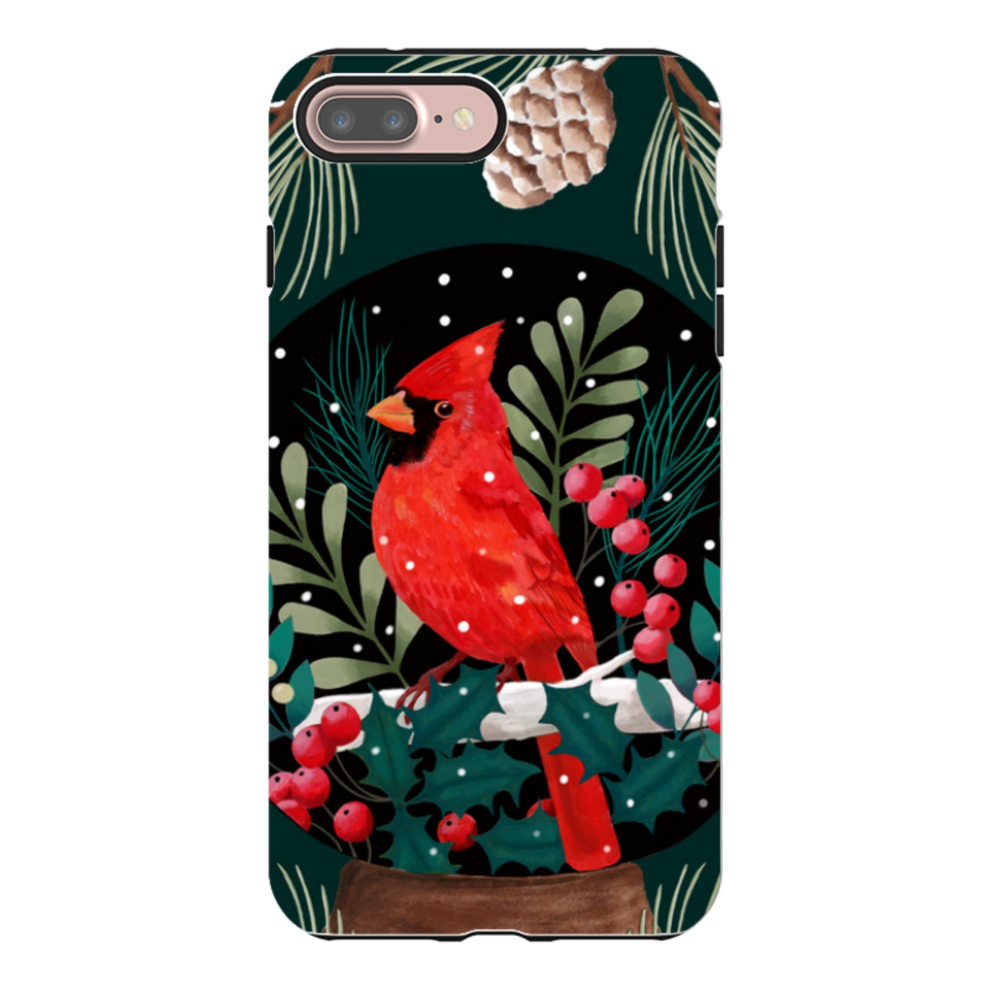 iPhone Tough Case - Red Cardinal By Bex Parkin