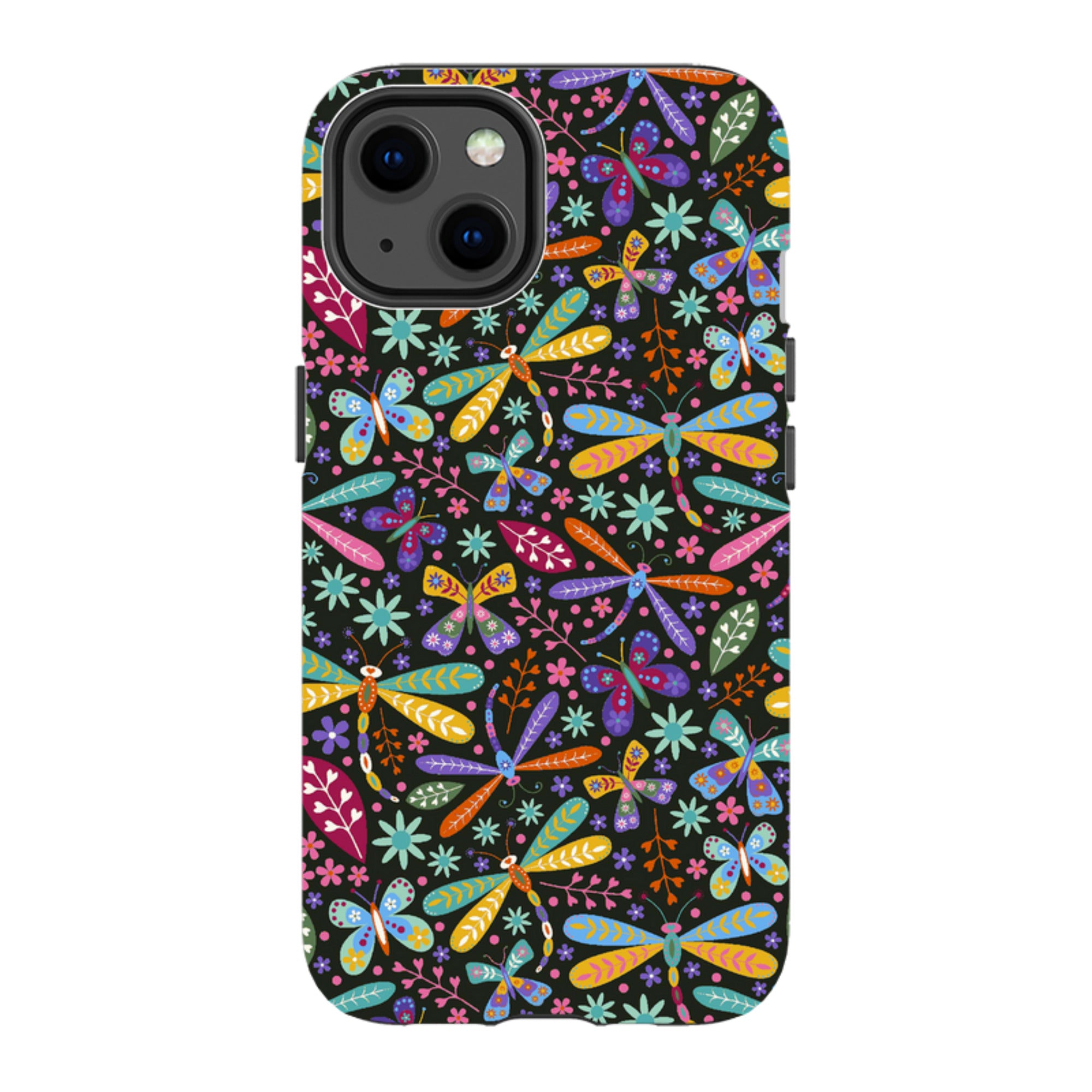 iPhone Tough Case - Dragonflies Multi By Suzy Taylor