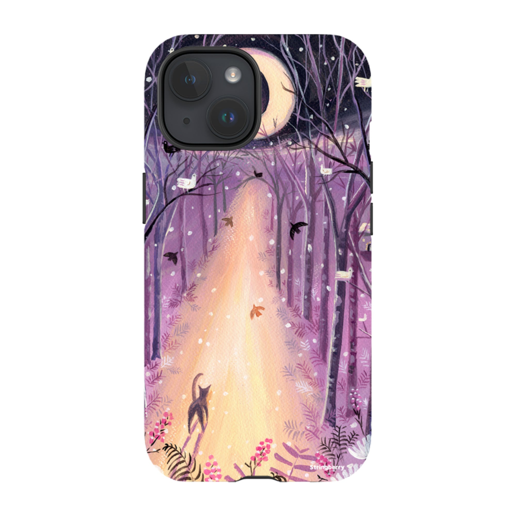 iPhone MagSafe Tough Case - Forest Cat By Mary Stubberfield