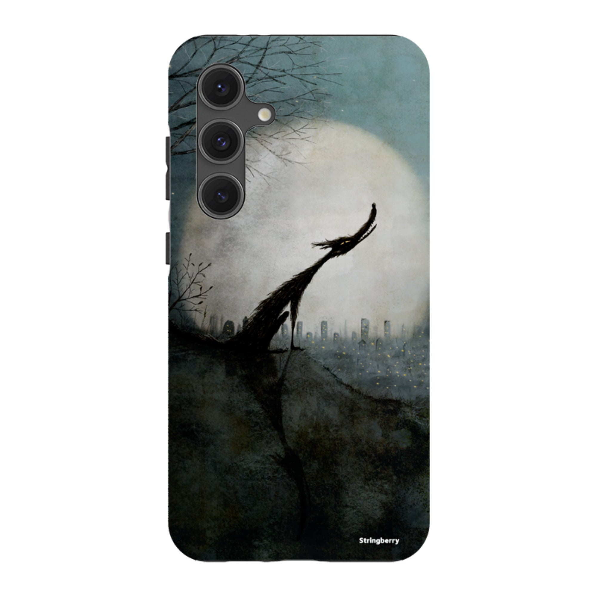 Samsung Tough Case - Wolf Moon By Maja Lindberg
