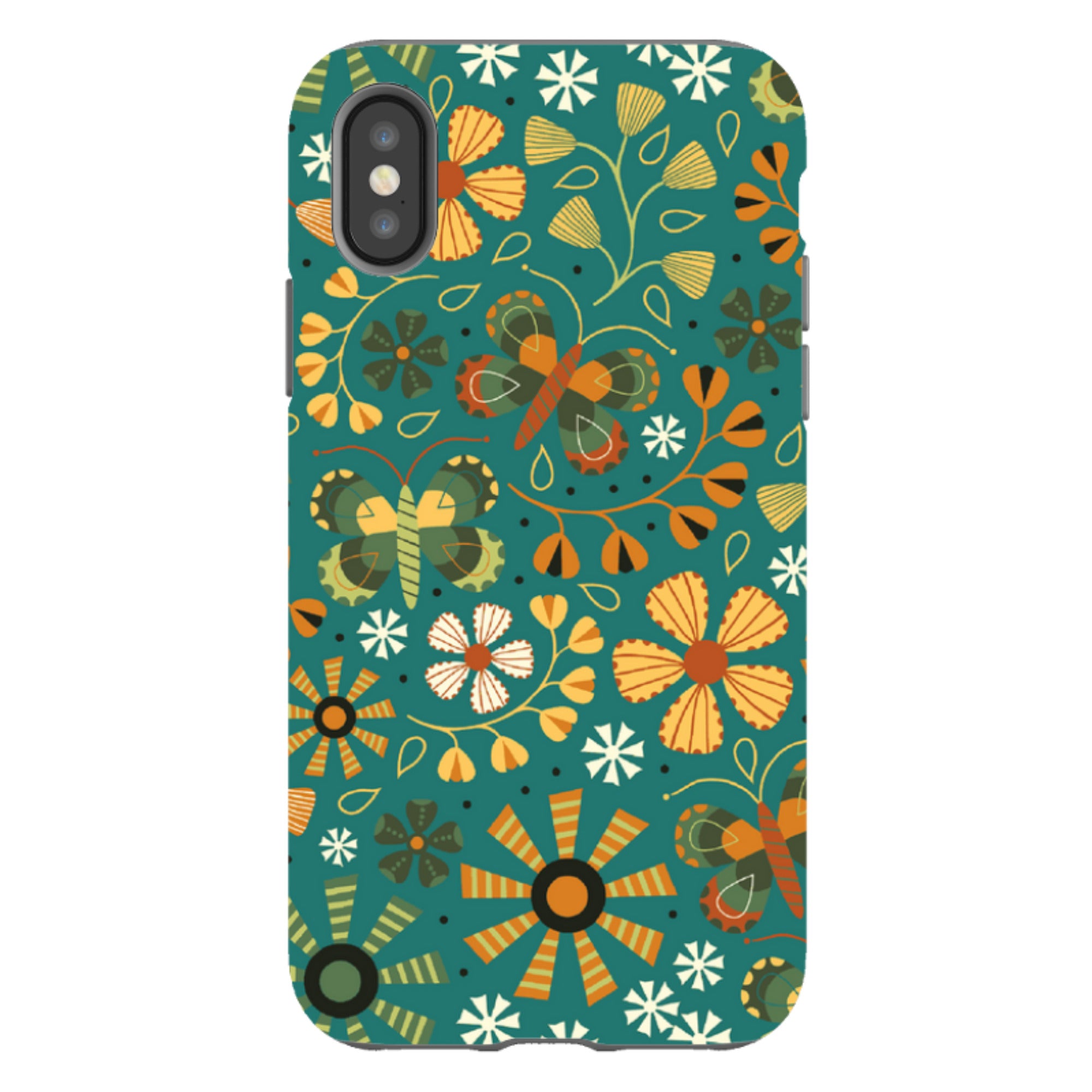 iPhone Tough Case - Butterflies Autumn By Suzy Taylor