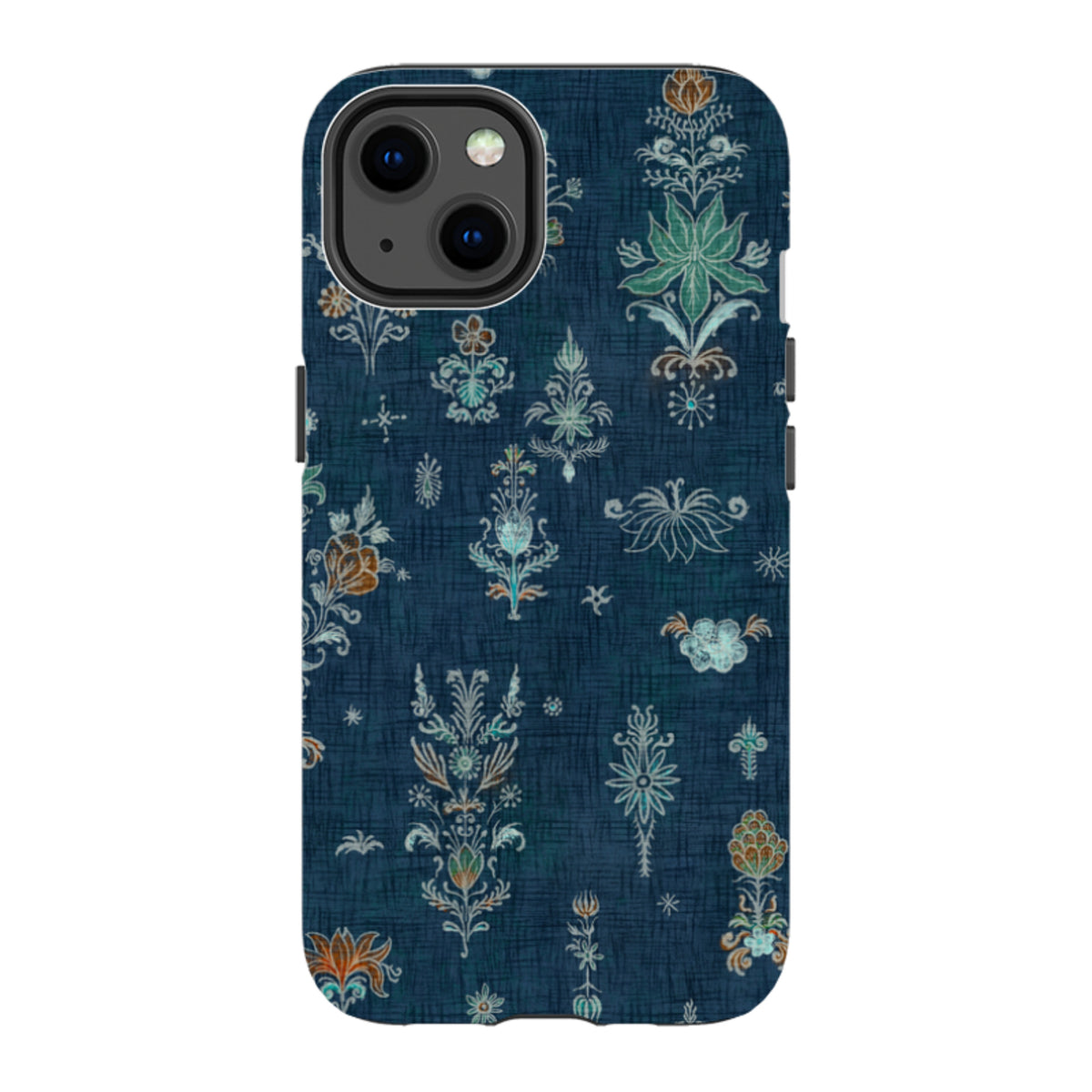 iPhone Tough Case - Jewel Spirit - Navy Rust By Katherine Quinn