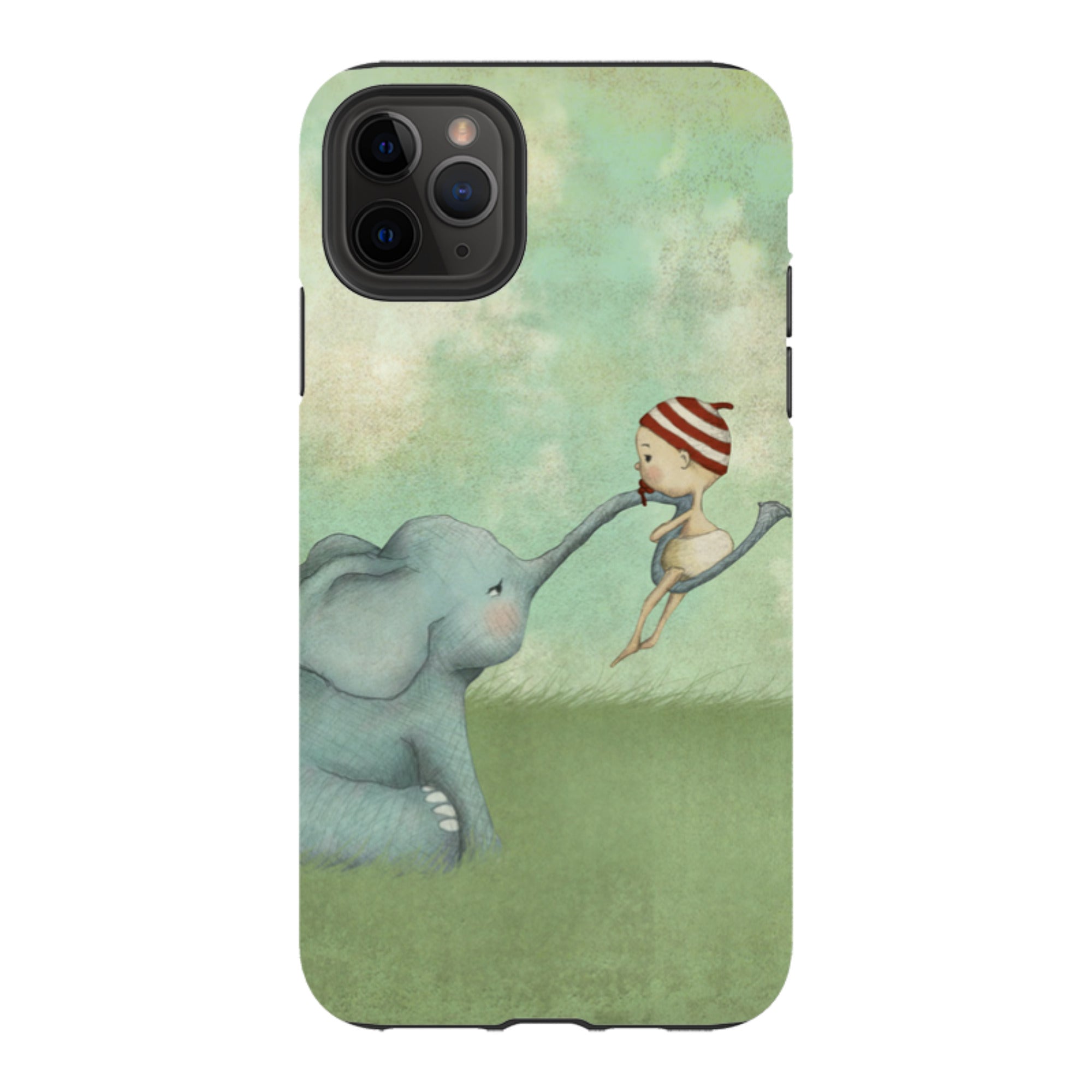iPhone Tough Case - Elephant Baby By Maja Lindberg