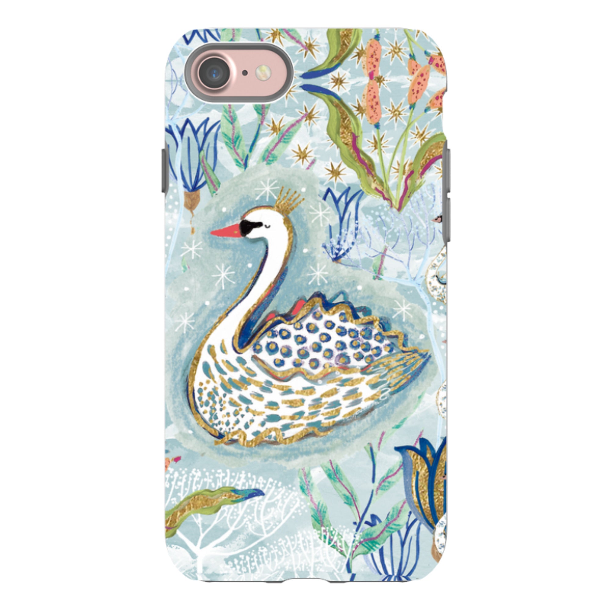 iPhone Tough Case - Seven Swans I By Emma Frances Grant