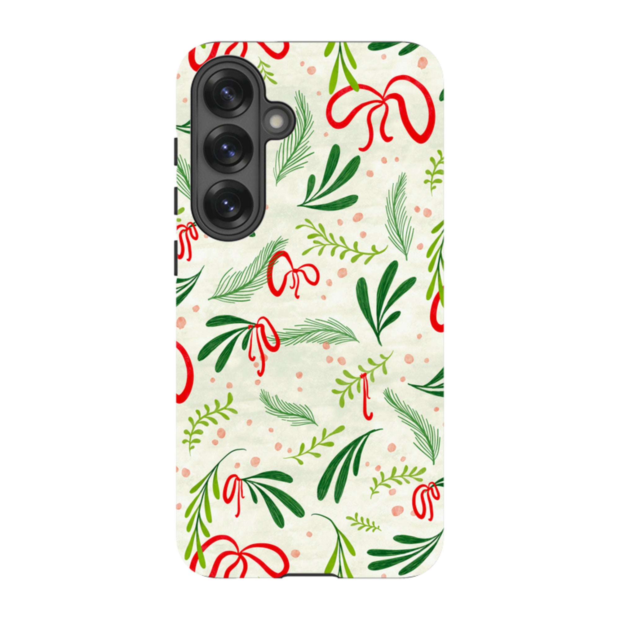 Samsung Tough Case - Christmas Bows By Katherine Quinn