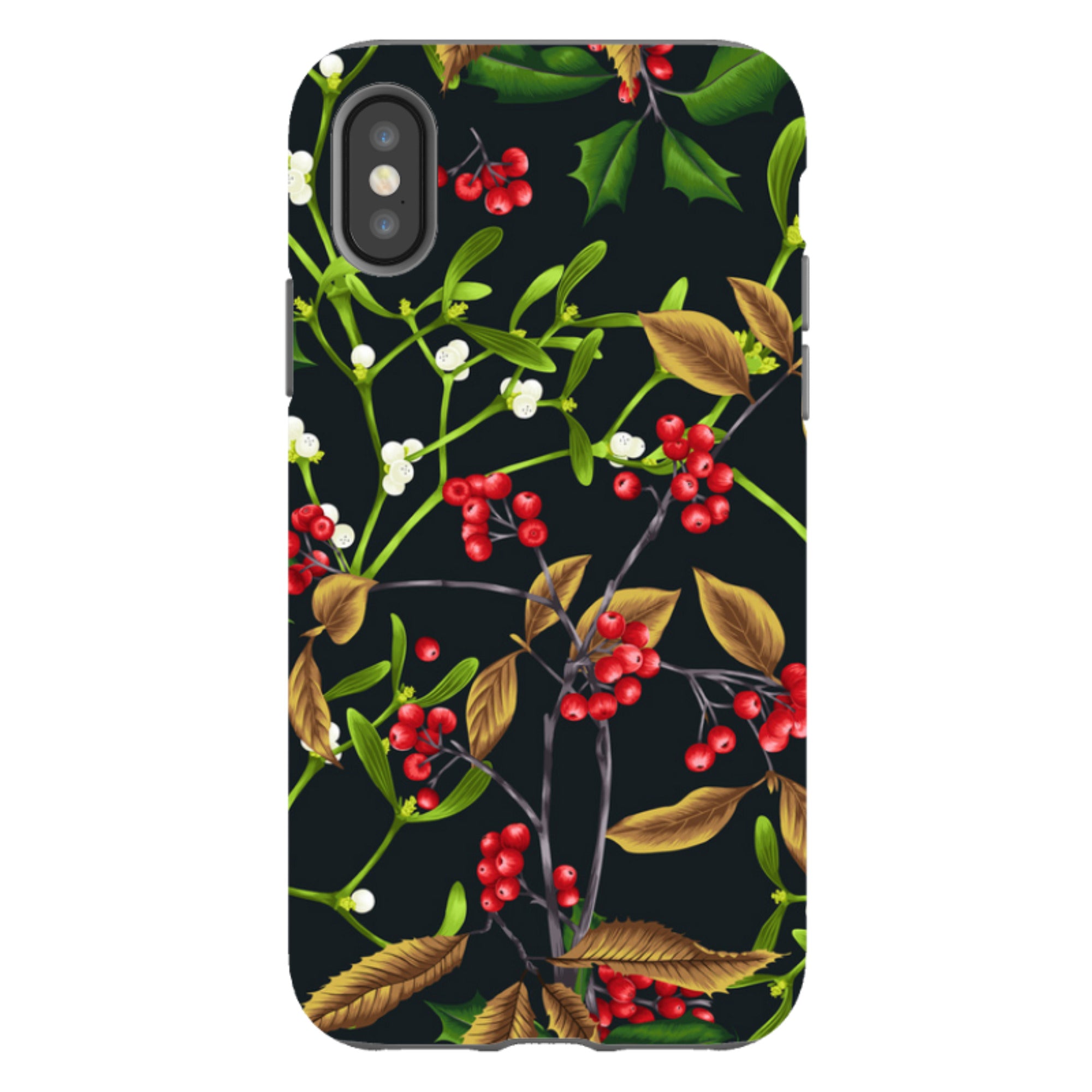 iPhone Tough Case - Magical Xmas Black