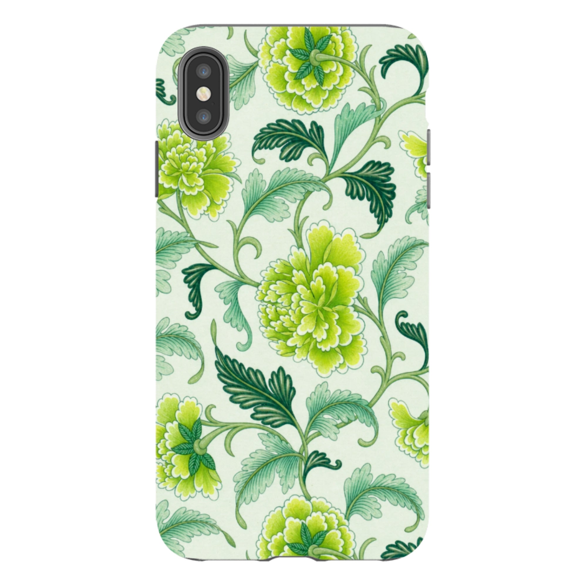 iPhone Tough Case - Sage Green Chinoiserie