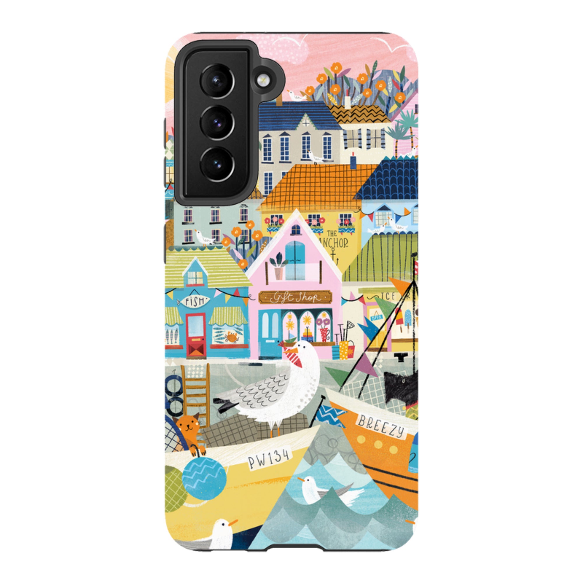 Samsung Tough  Case - Harbour 1 By Ali Brookes