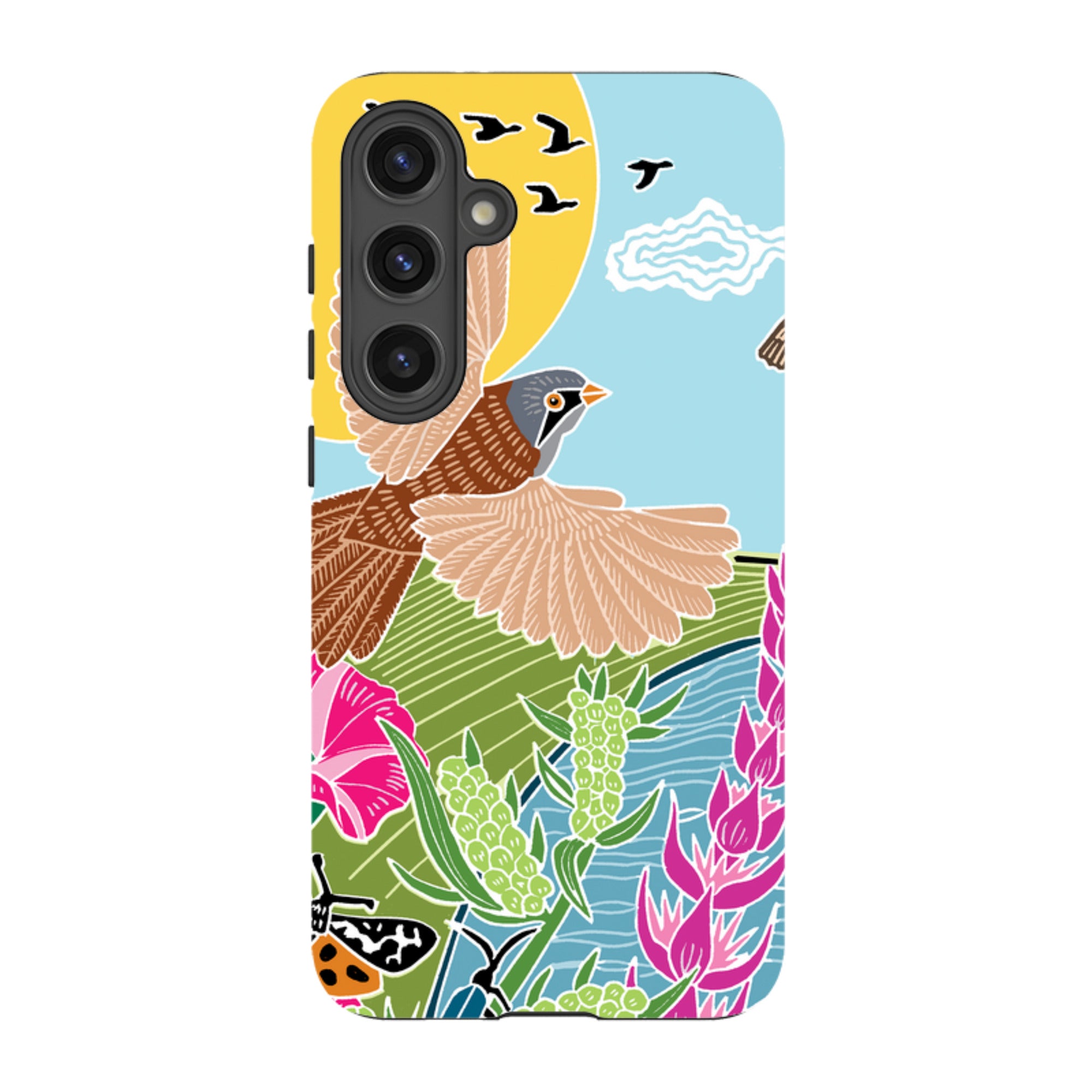 Samsung Tough Case - Bearded Tits By Kate Heiss