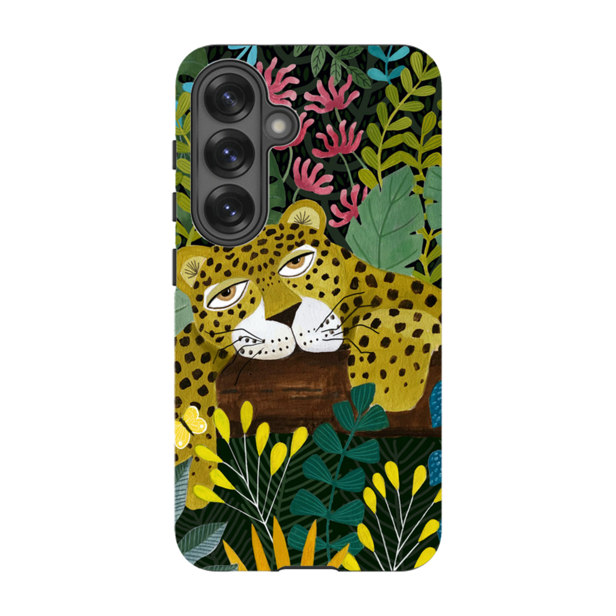 Samsung Tough Case - Sleepy Leopard By Bex Parkin