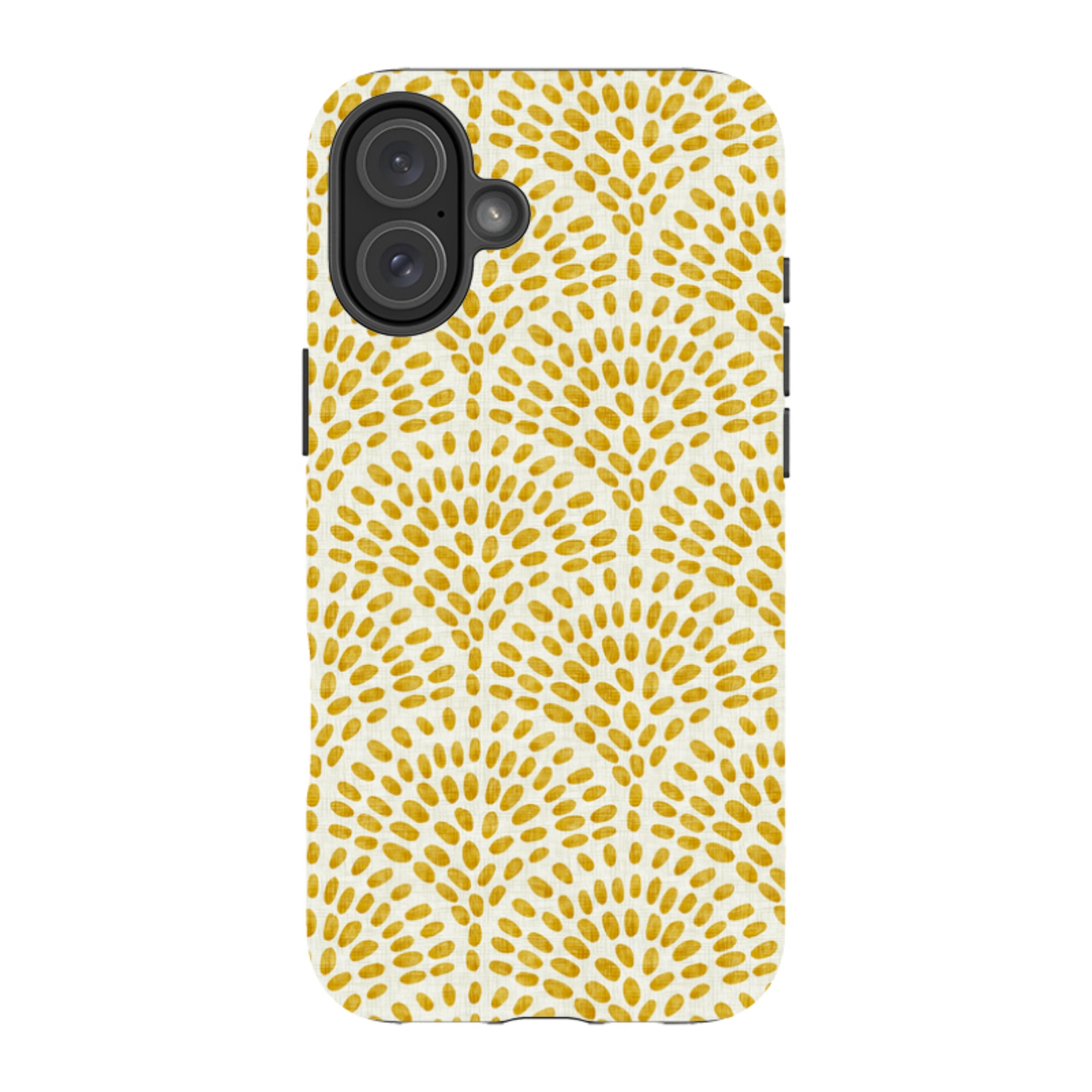 iPhone Tough Case - Scallop - Mustard By Katherine Quinn