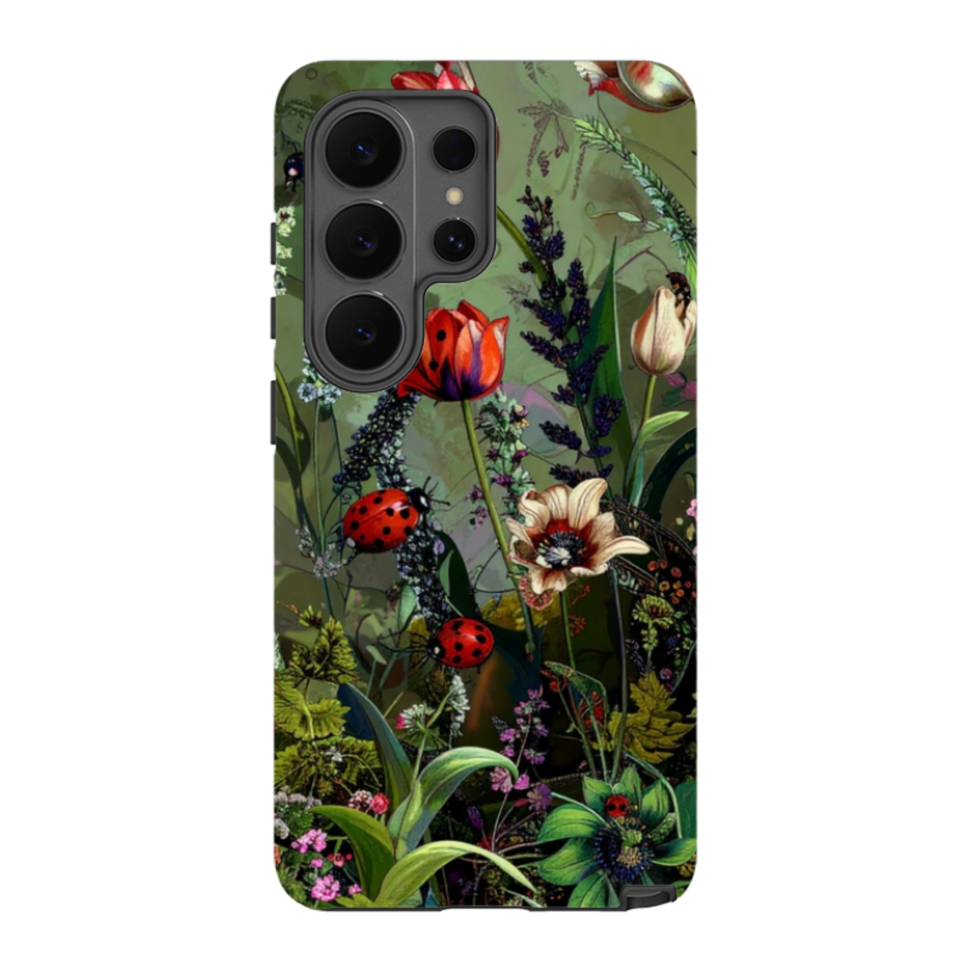 Samsung Tough Case - Green Vyne Ladybirds