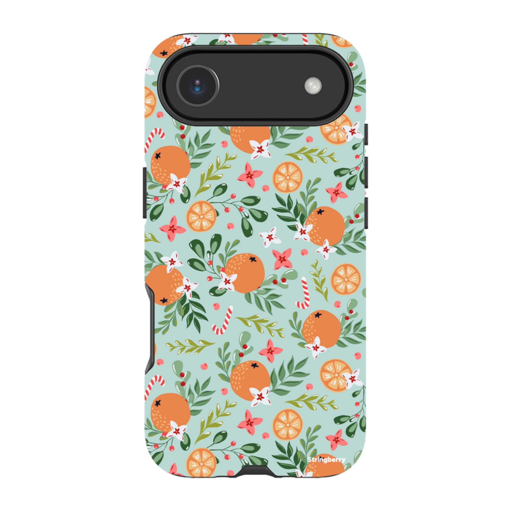 iPhone MagSafe Tough Case - Oranges and Candy Canes