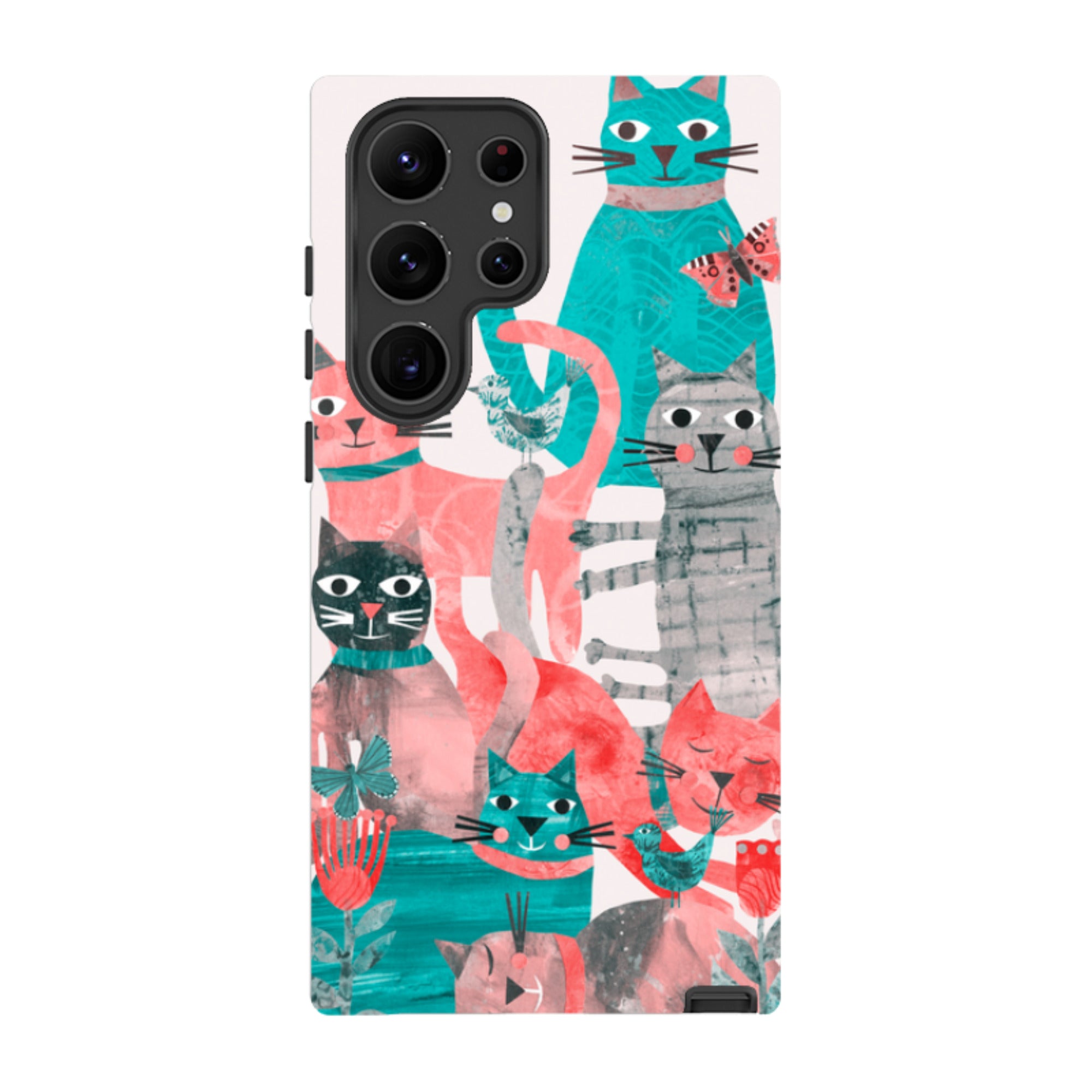Samsung Tough  Case - Cat Party II By Tracey English