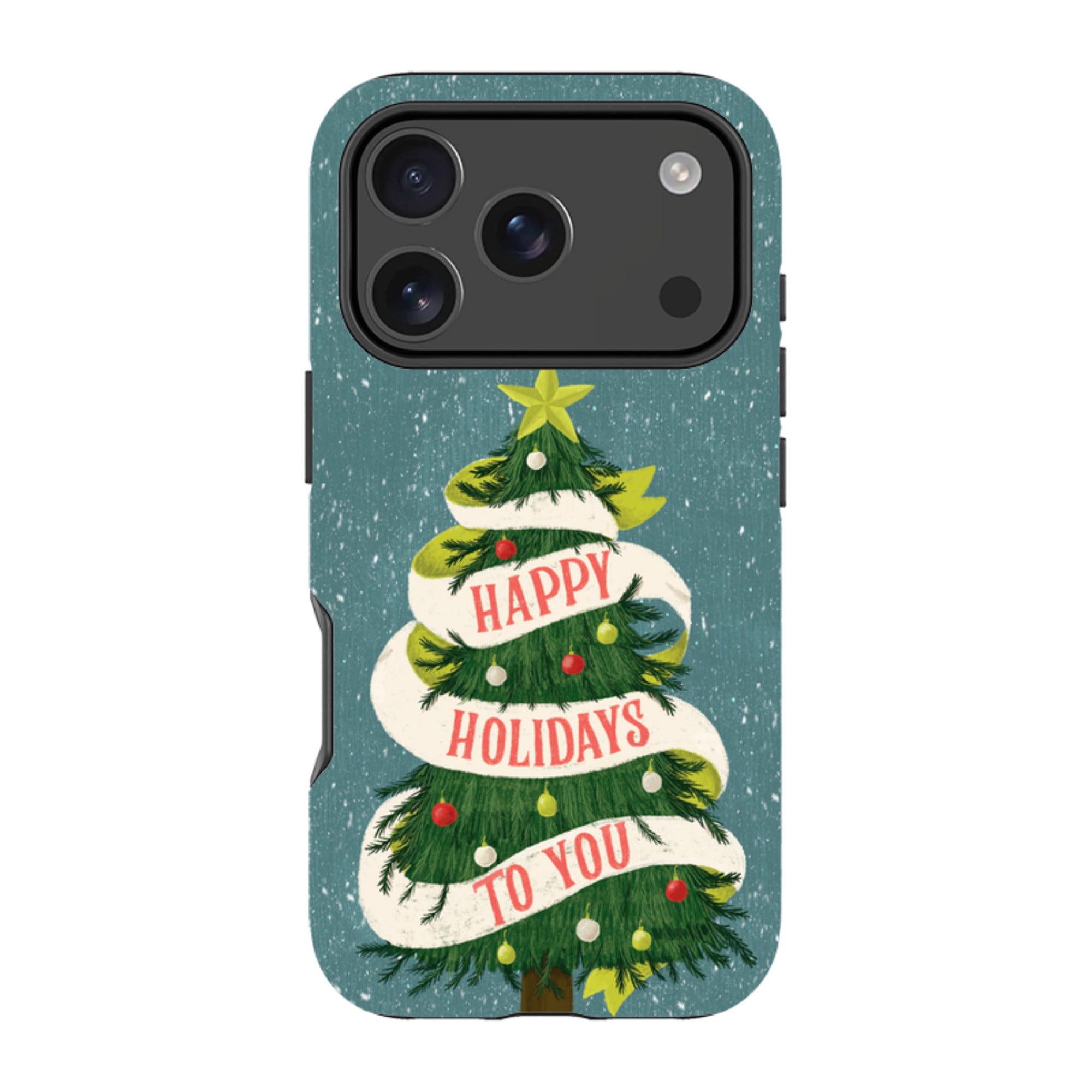 iPhone Tough Case - Happy Holidays By Abby Jacobs