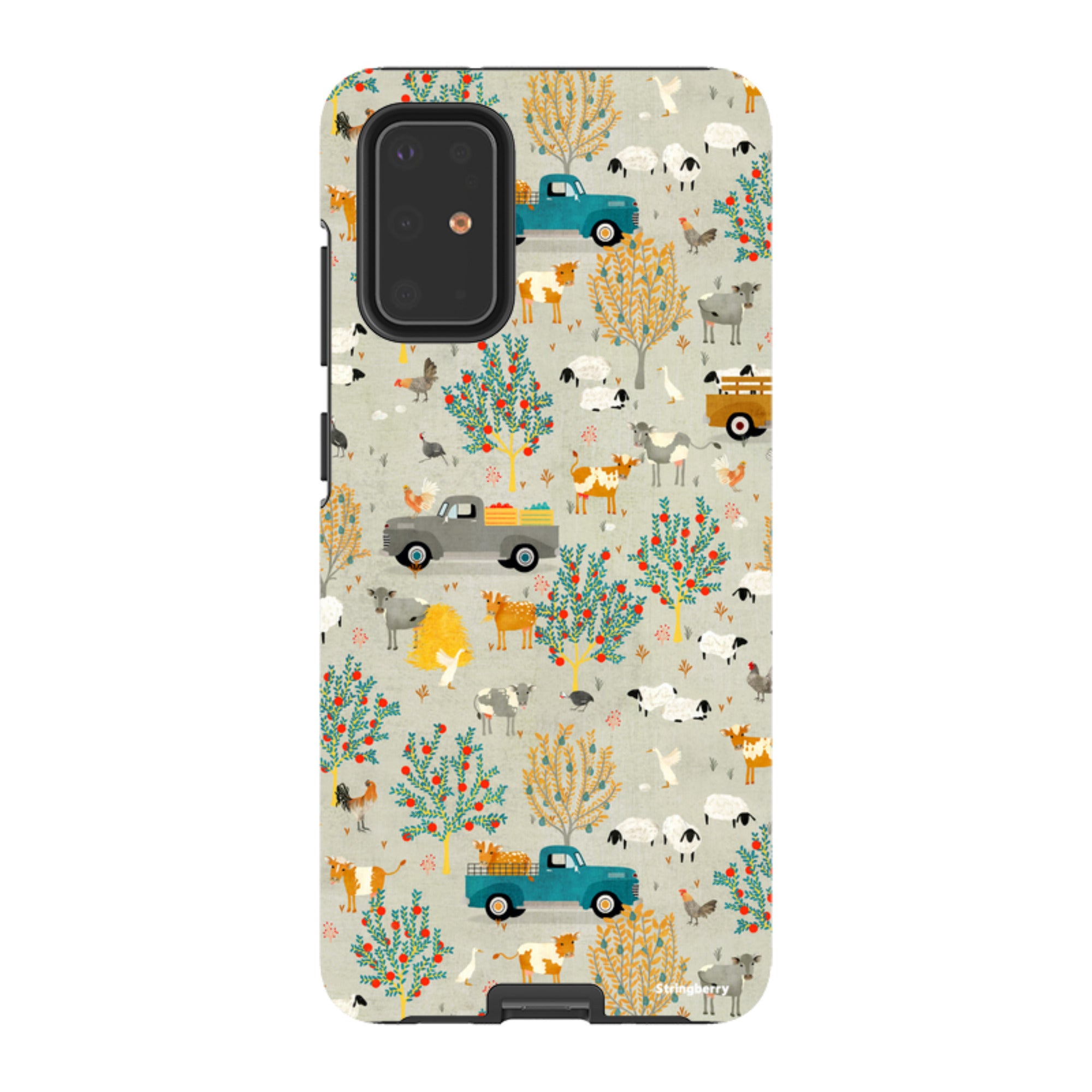 Samsung Tough Case - Farm Life Grey By Katherine Quinn