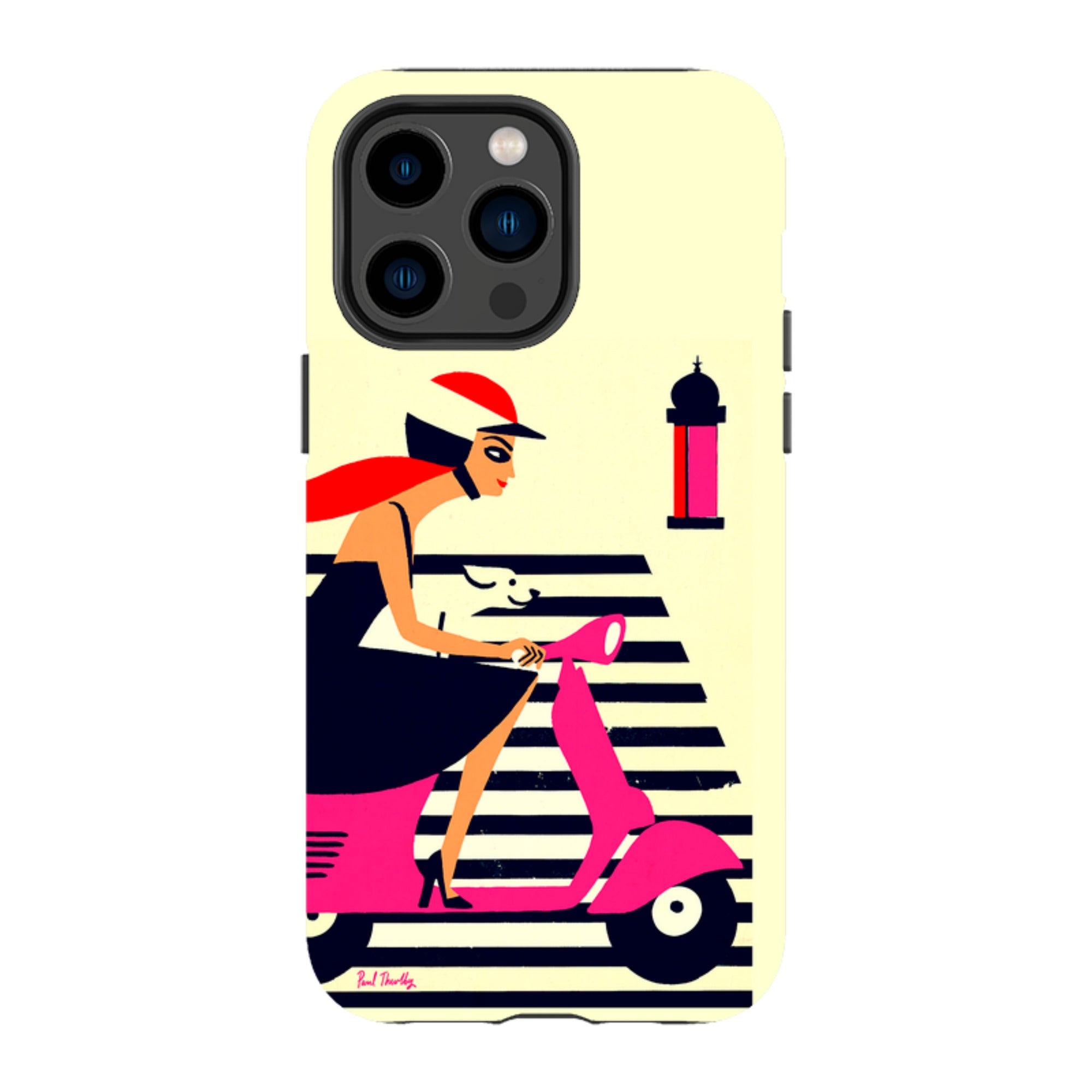 iPhone Tough Case - Vespa By Paul Thurlby