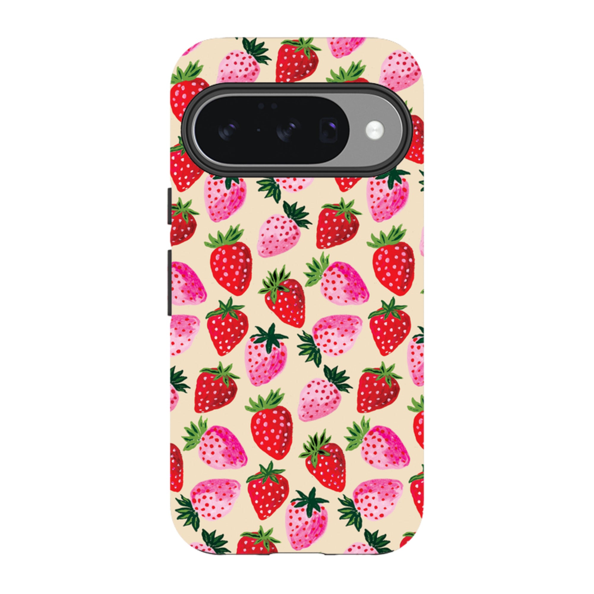 Google Tough Case - Strawberry Scatter Cream By Emma Frances Grant