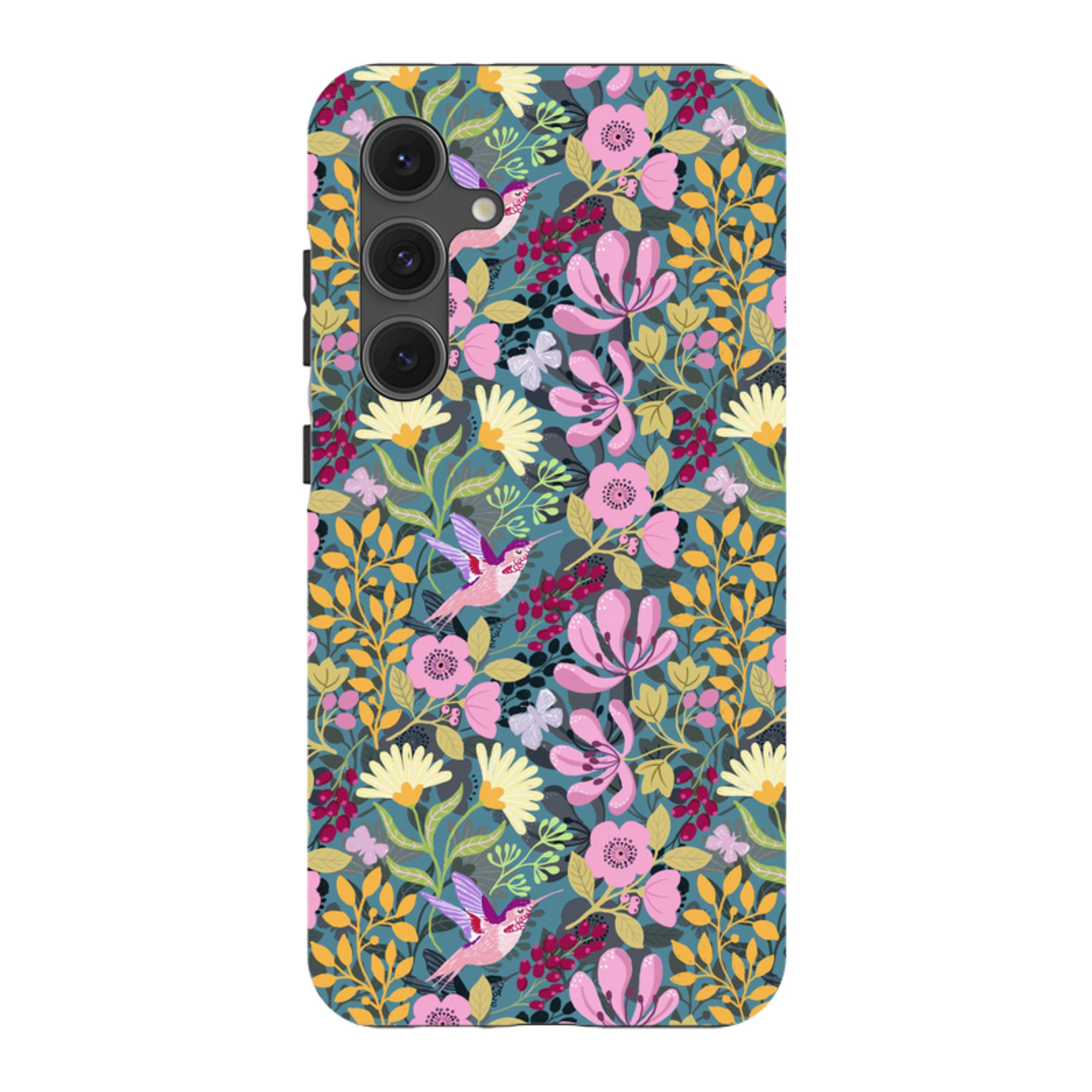 Samsung Tough Case - Hummingbird Pattern By Bex Parkin
