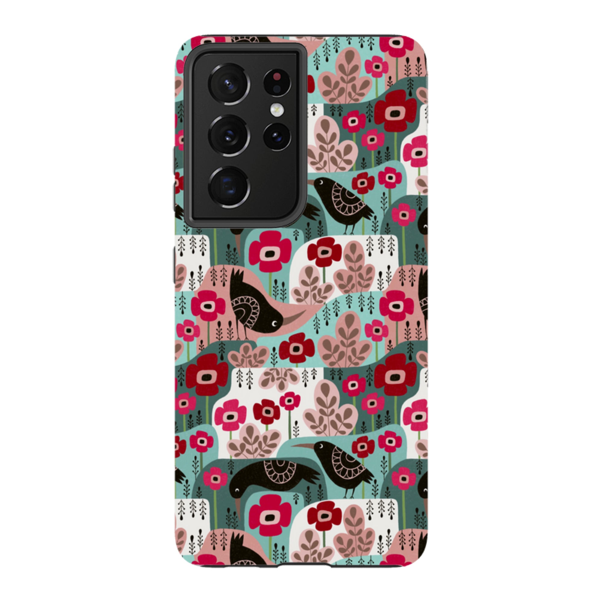 Samsung Tough Case - Poppies And Crow By Suzy Taylor