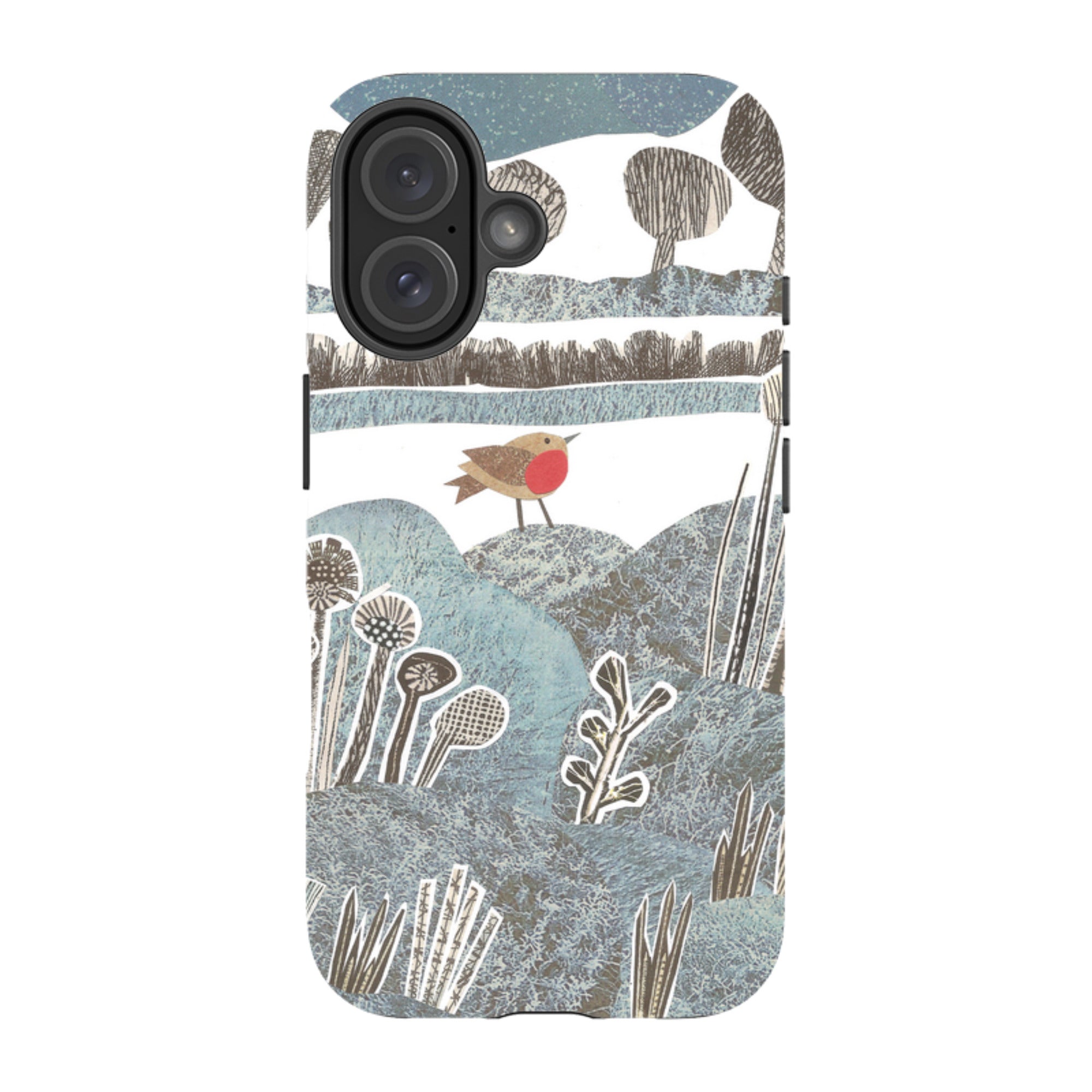 iPhone Tough Case - Frost Robin By Jane Robbins
