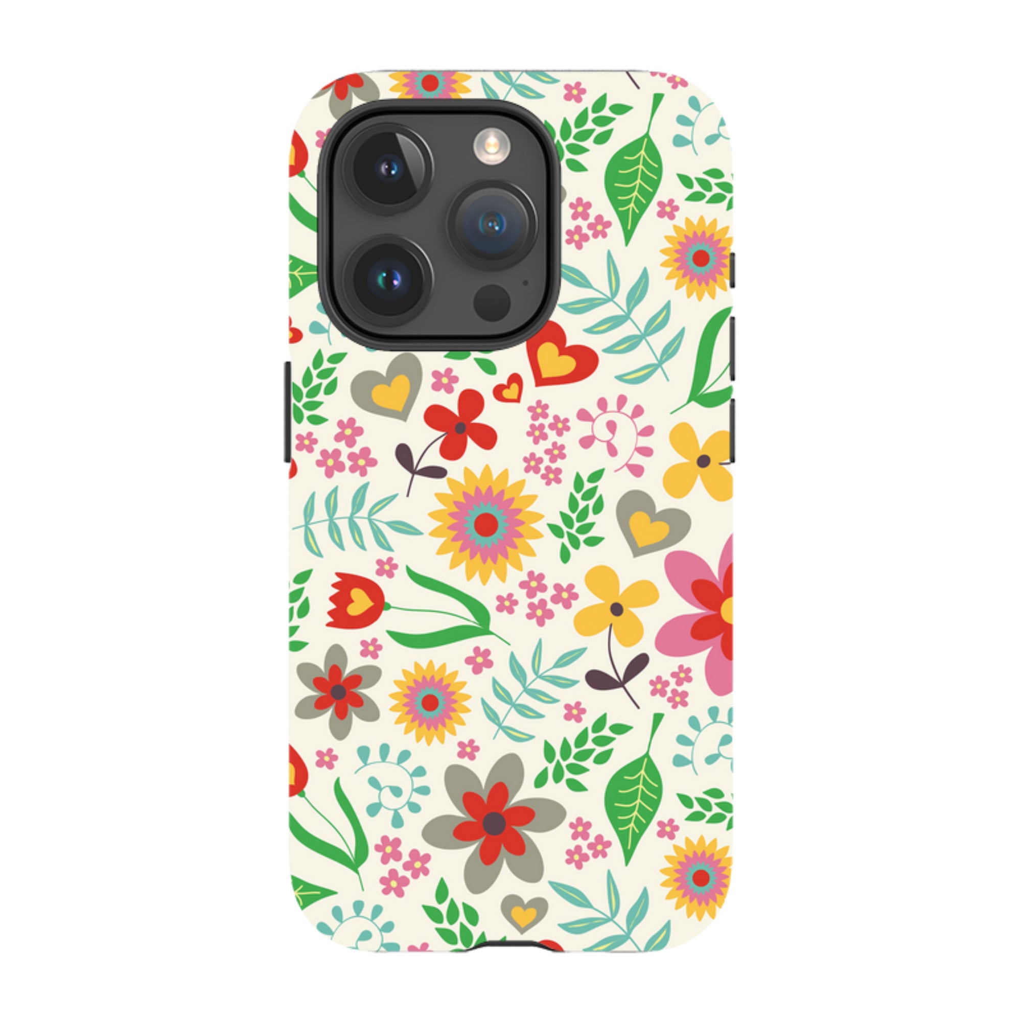 iPhone MagSafe Tough Case -  Folky Floral By Suzy Taylor