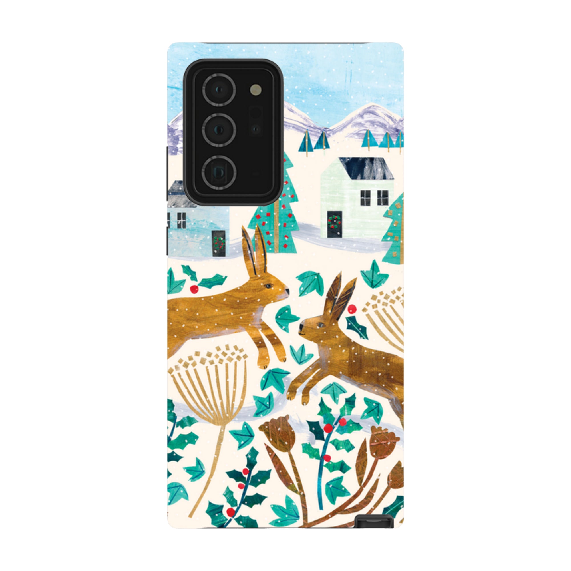 Samsung Tough Case - Xmas Hare By Tracey English