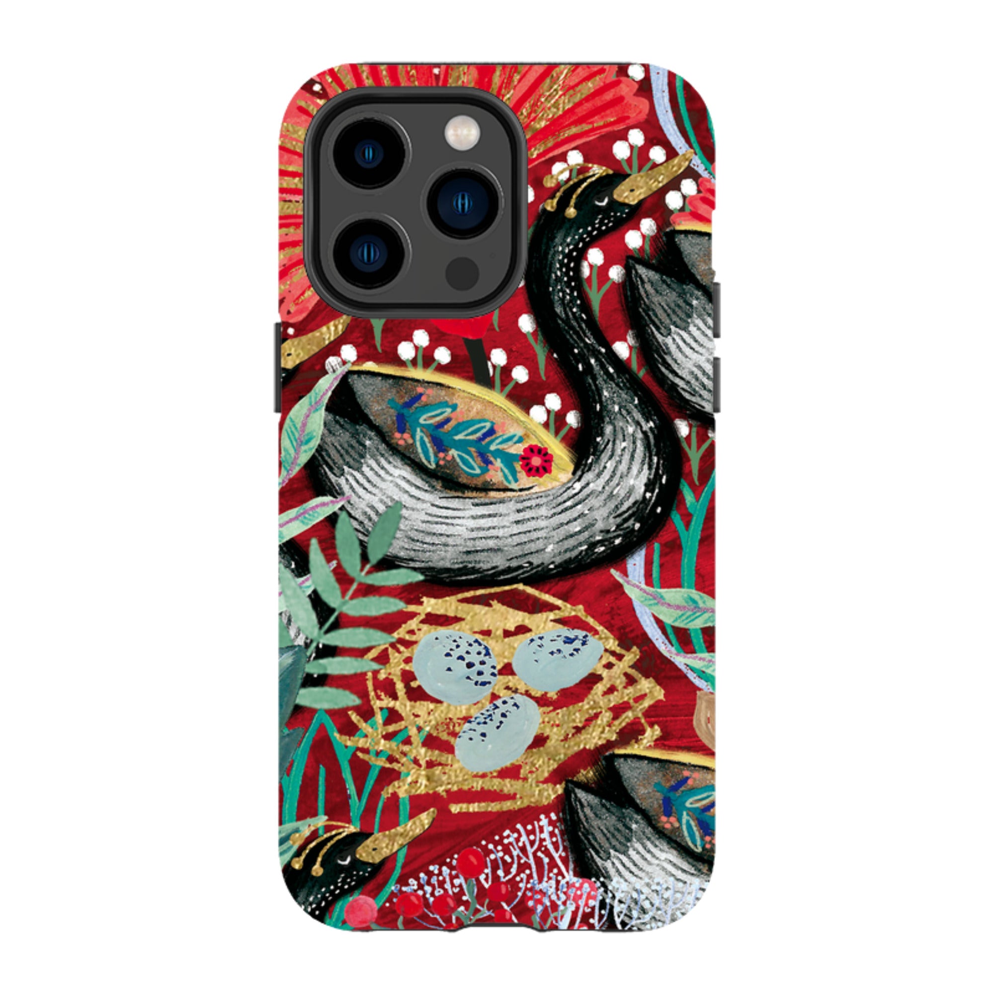 iPhone MagSafe Tough Case - Eight Geese A Laying By Emma Frances Grant
