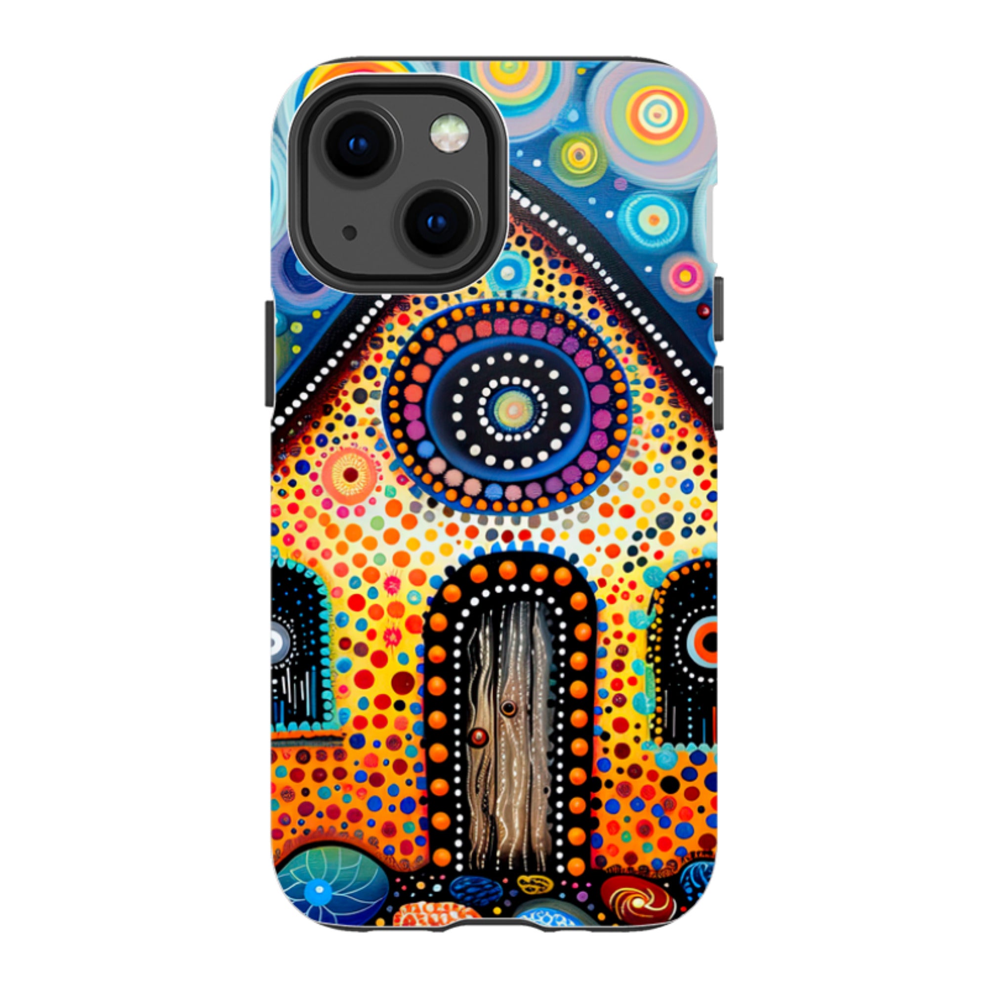 iPhone Case - Folk Art House III