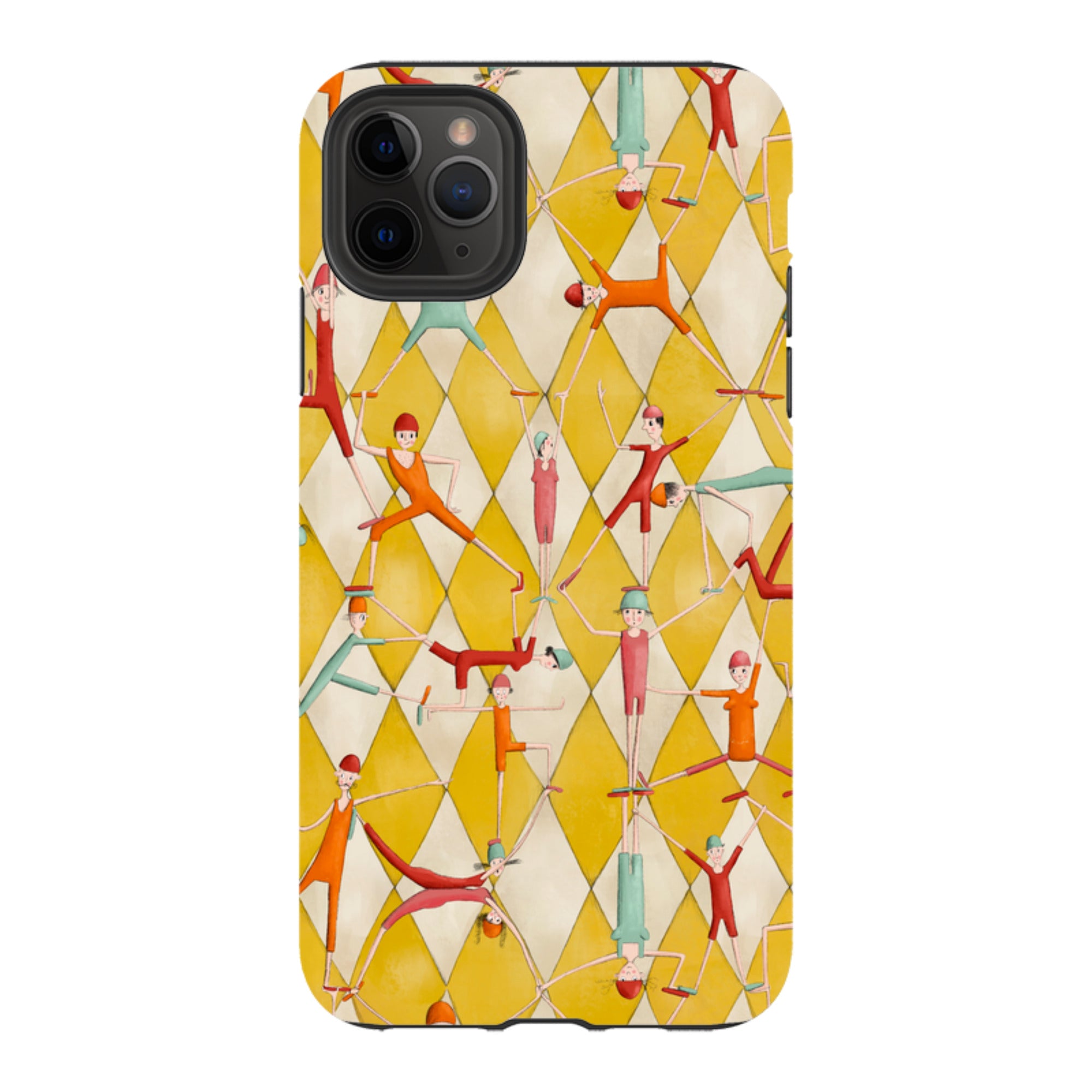 iPhone Tough Case - Acrobats By Maja Lindberg