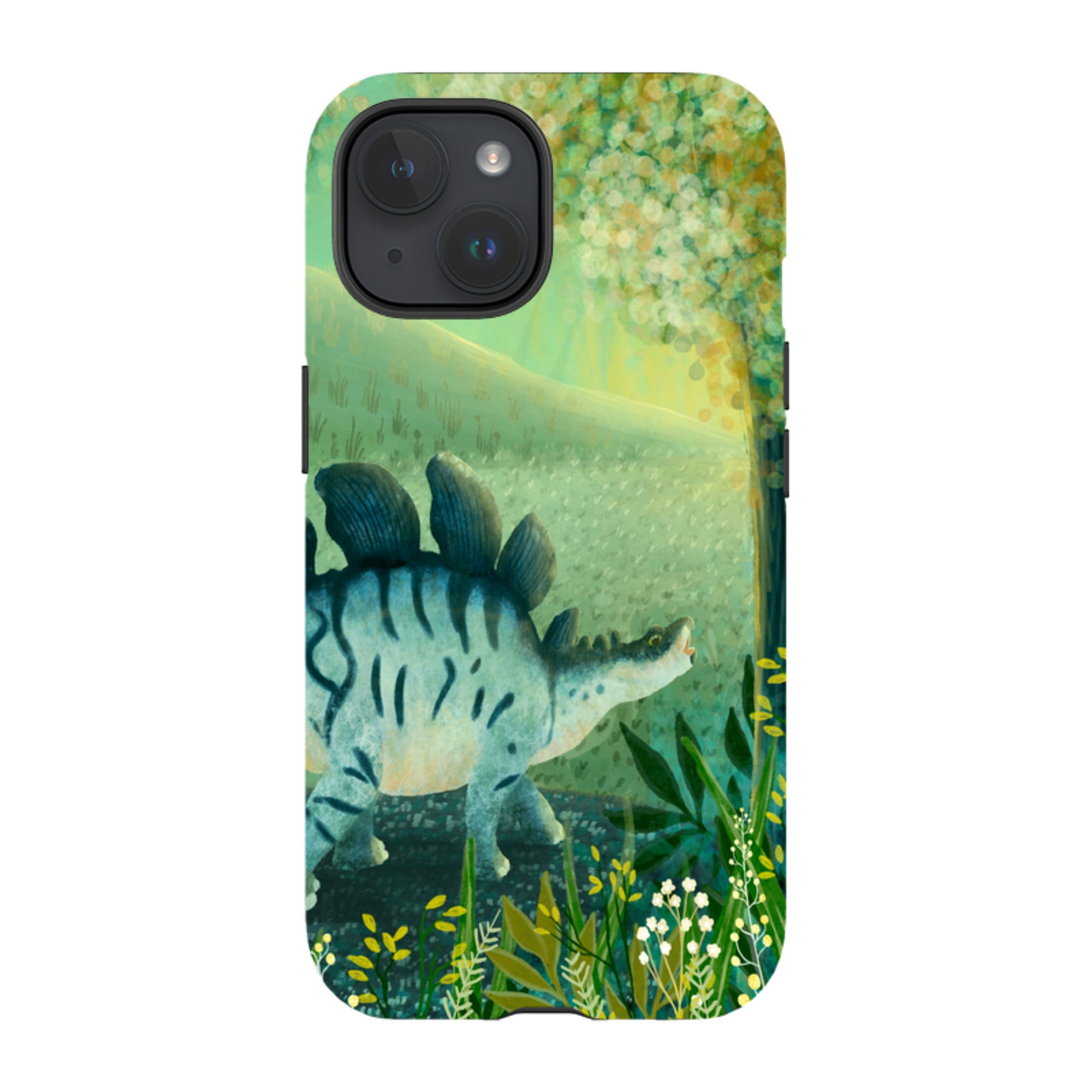 iPhone MagSafe Tough Case - Dino Park By Katherine Quinn