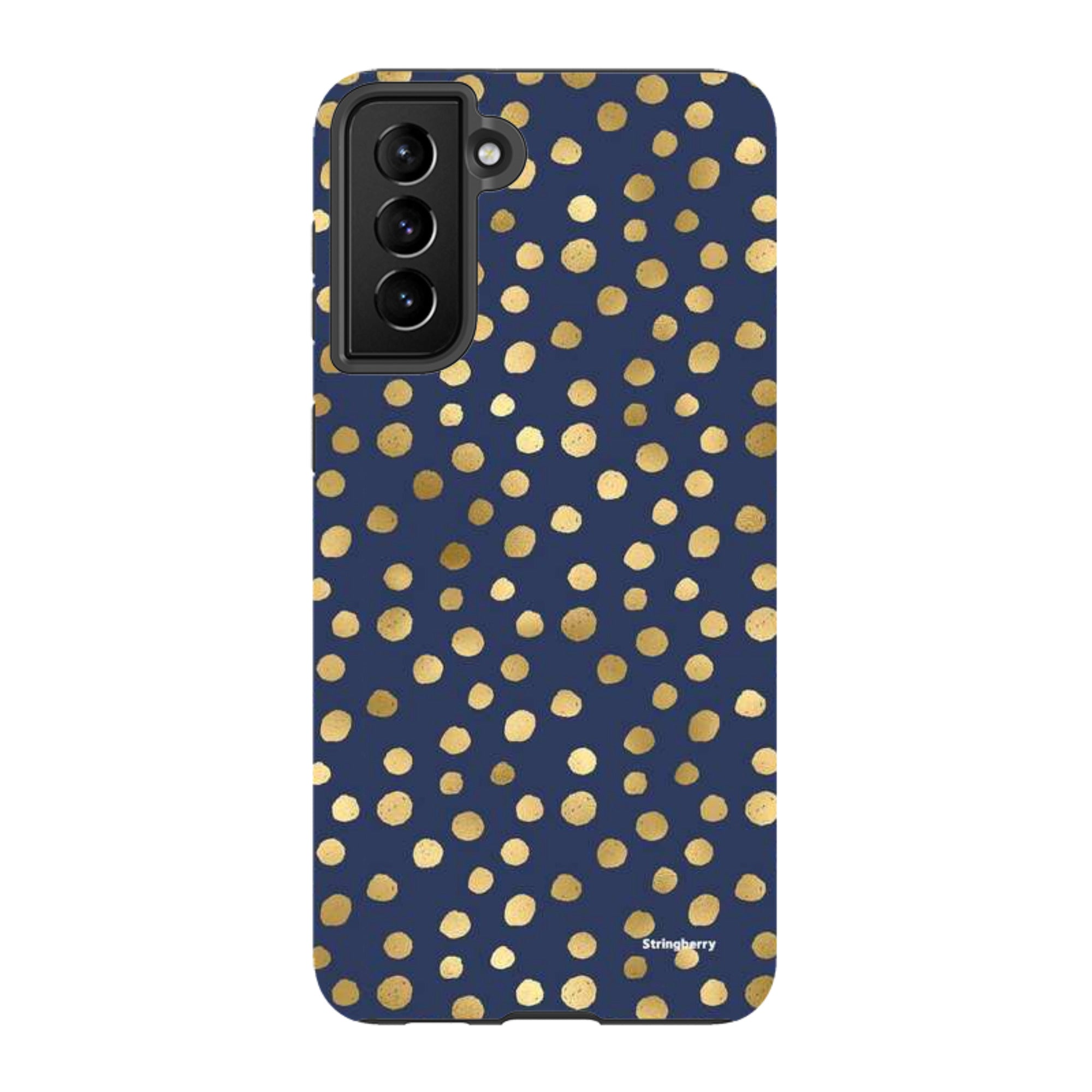 Samsung Tough Case - Navy Polka