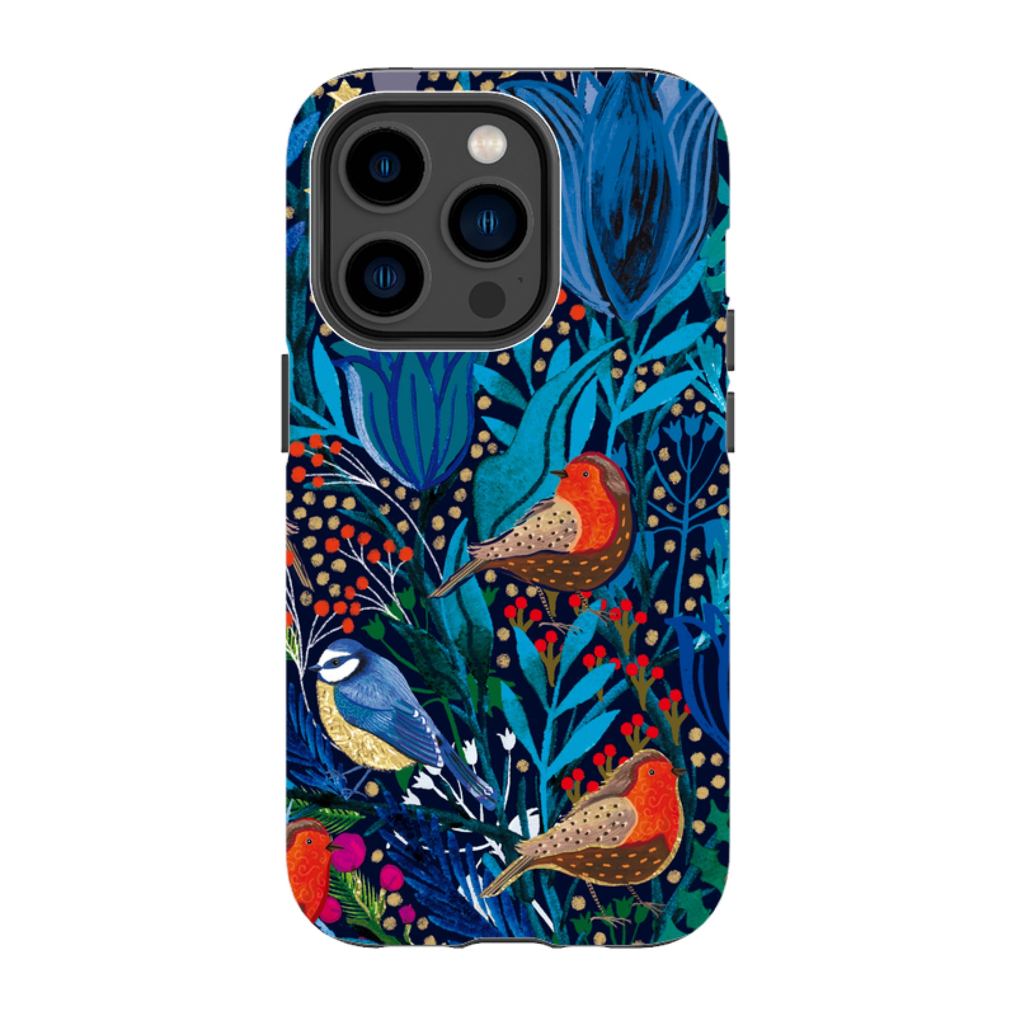 iPhone MagSafe Tough Case - Xmas Robin IV By Emma Frances Grant