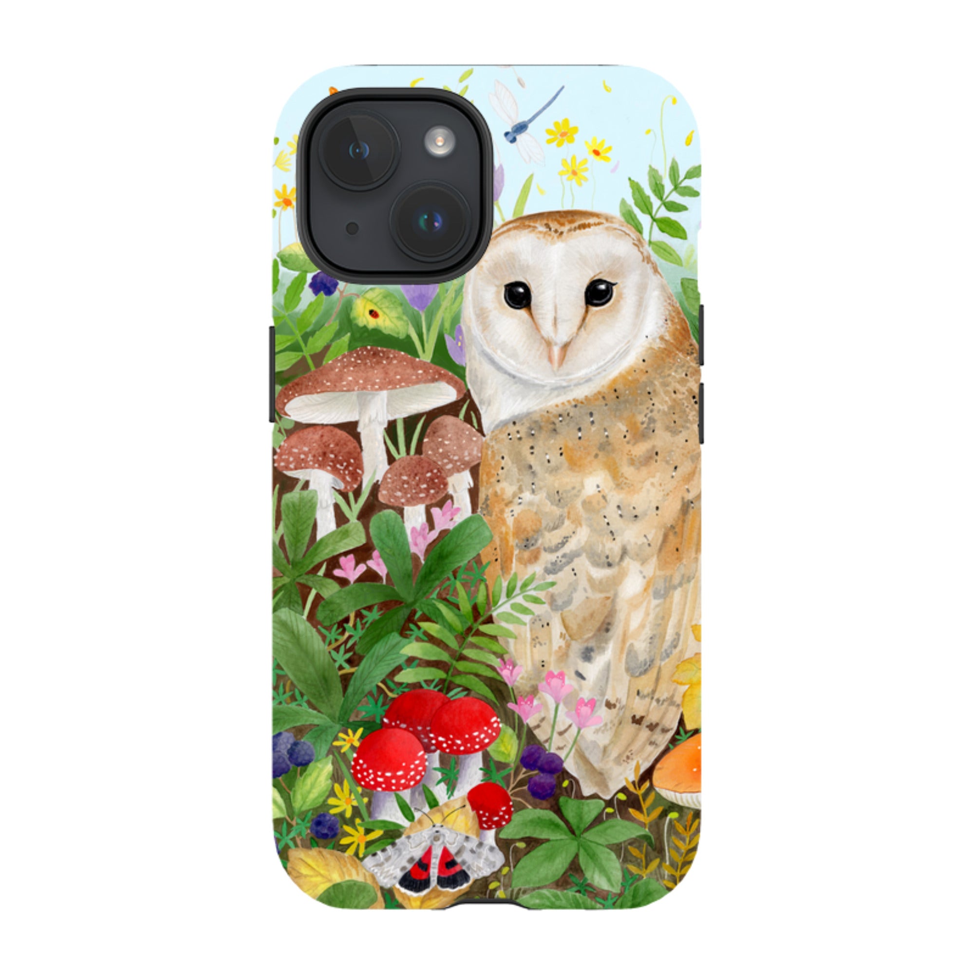 iPhone Tough Case - Owl Garden By Bex Parkin