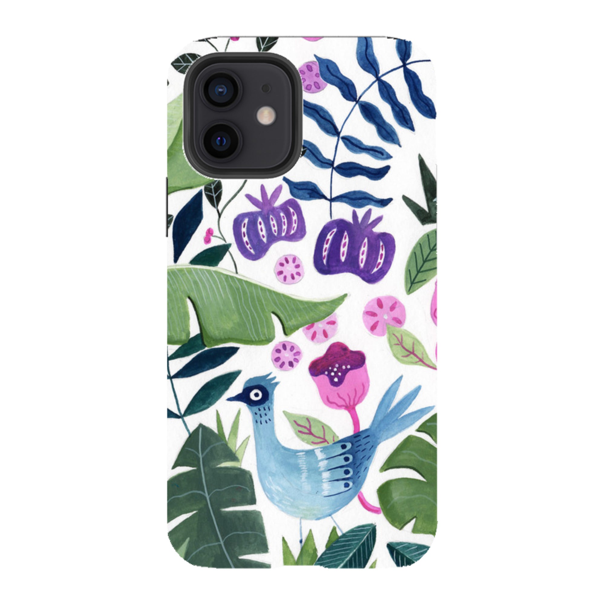 iPhone Tough Case - Birds In Forest By Bex Parkin