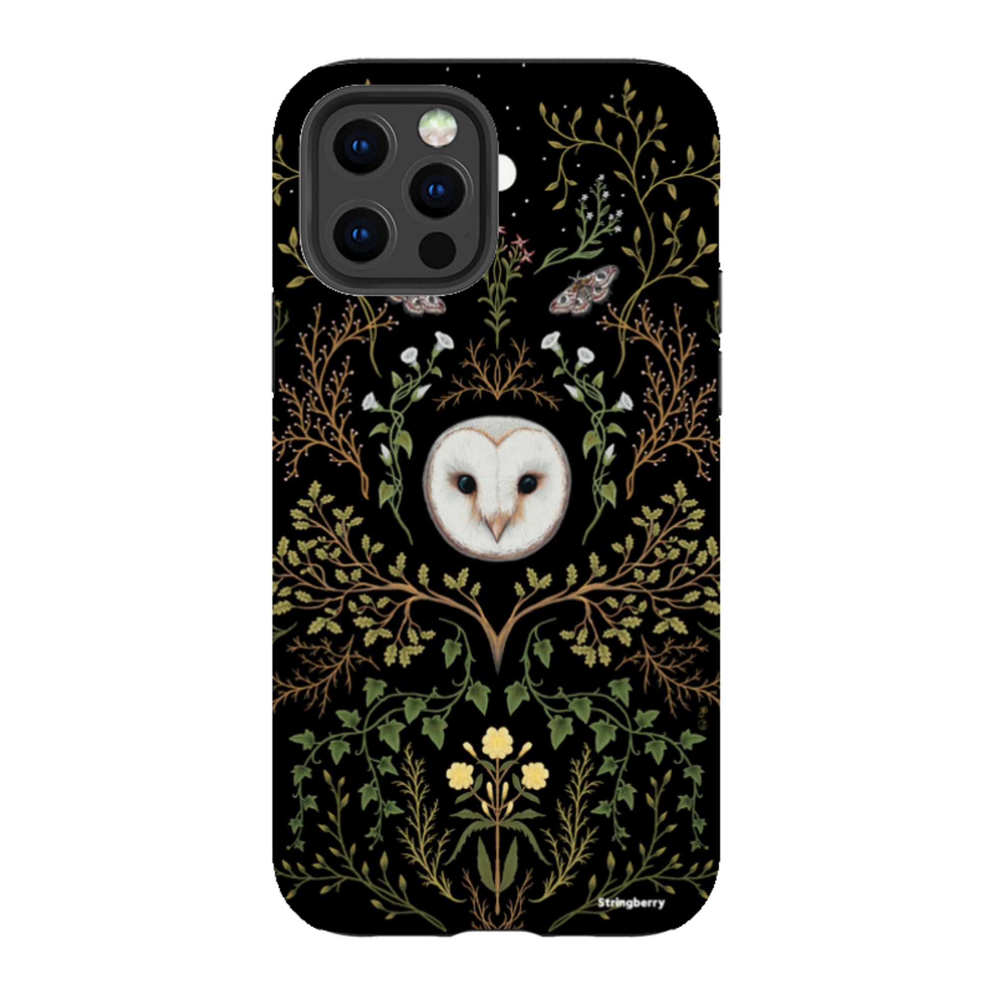 iPhone Tough Case - Owl Pattern By Anna Stead