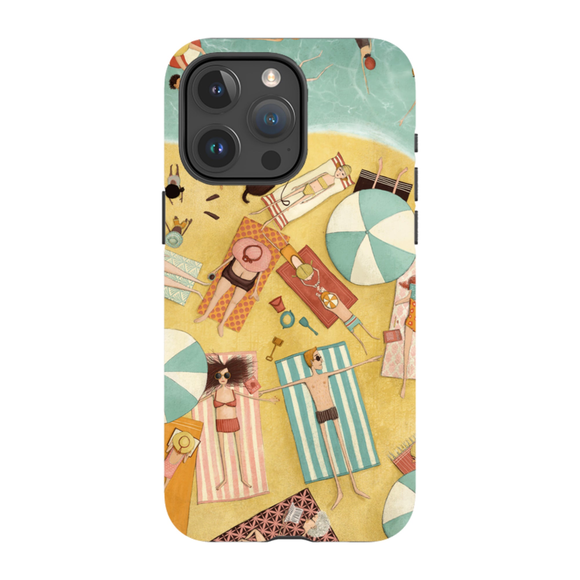 iPhone Tough Case - Beach Day By Maja Lindberg