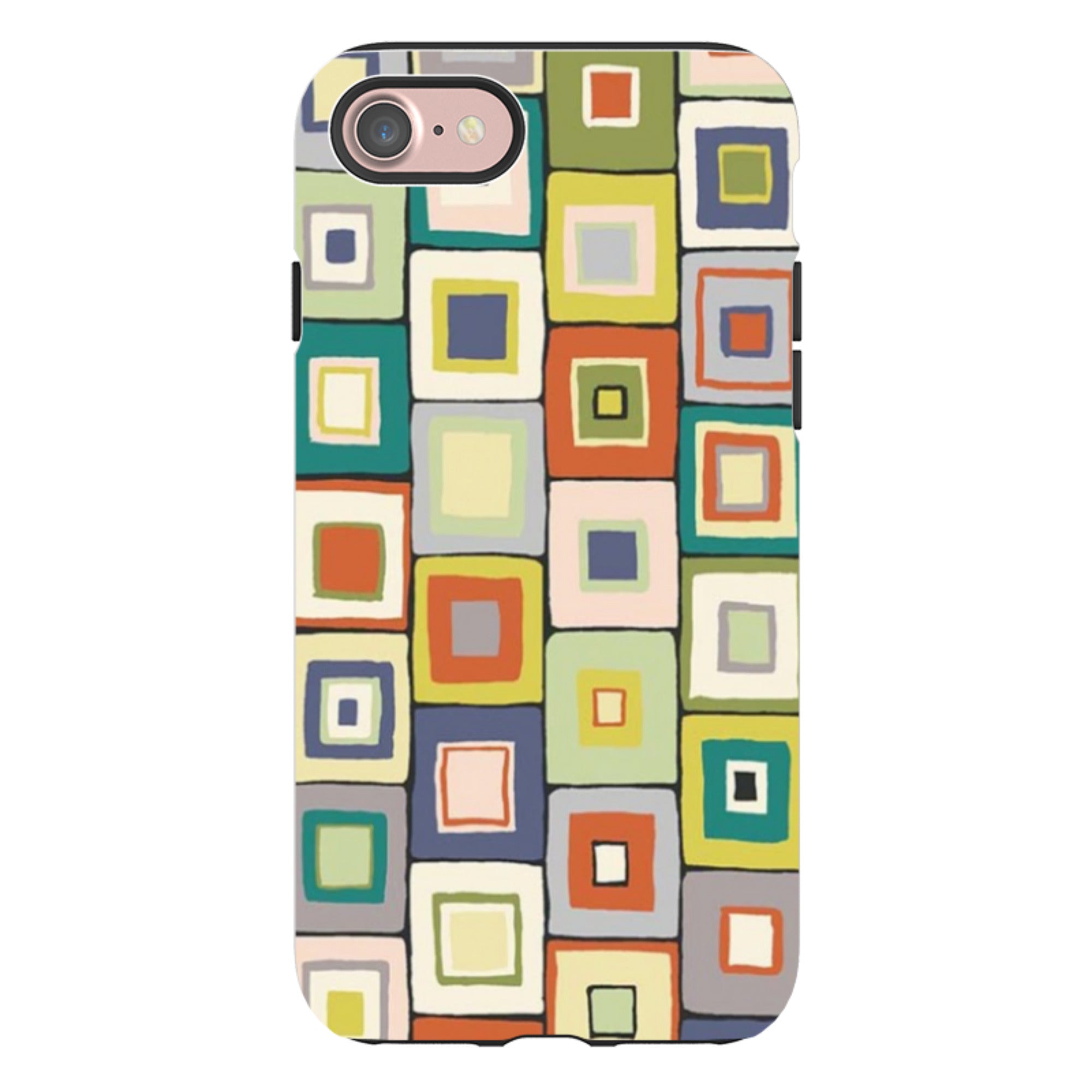 iPhone Tough Case - Atelier Blanket Squares Urbane By Sarah Campbell