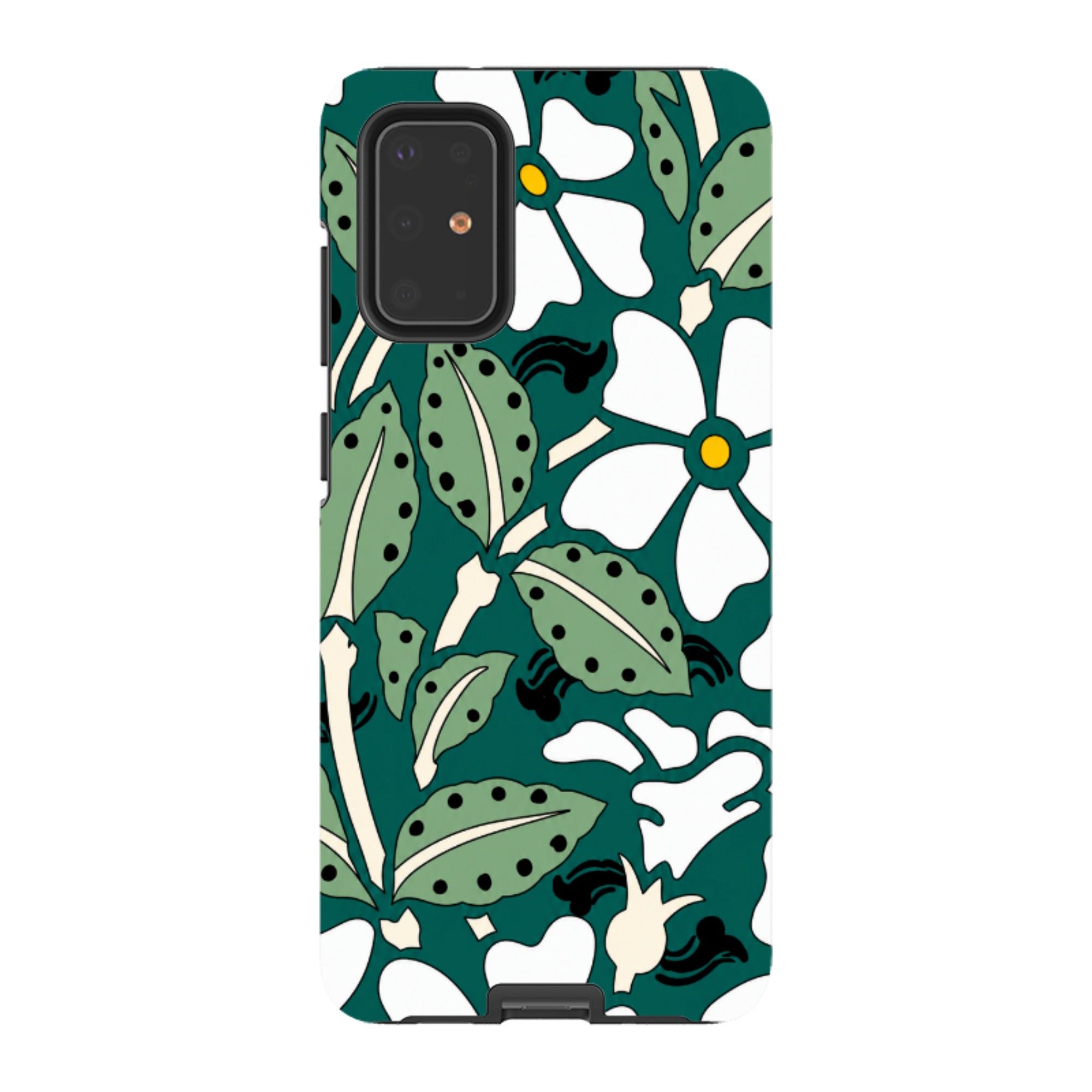 Samsung Tough Case - Vintage Woodblock Print