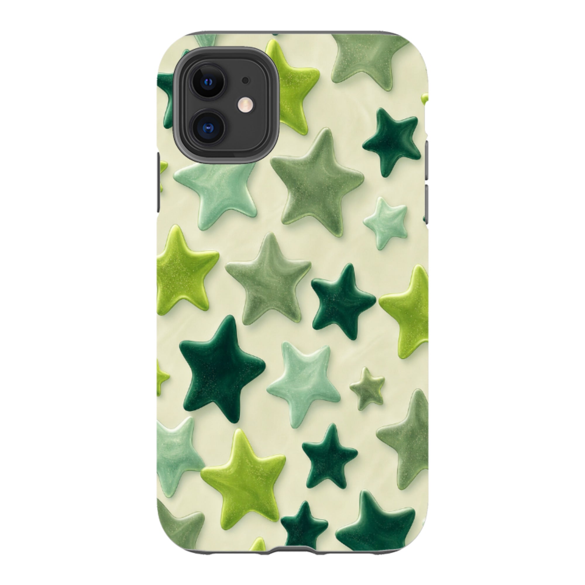 iPhone Tough Case - Sage Green Star