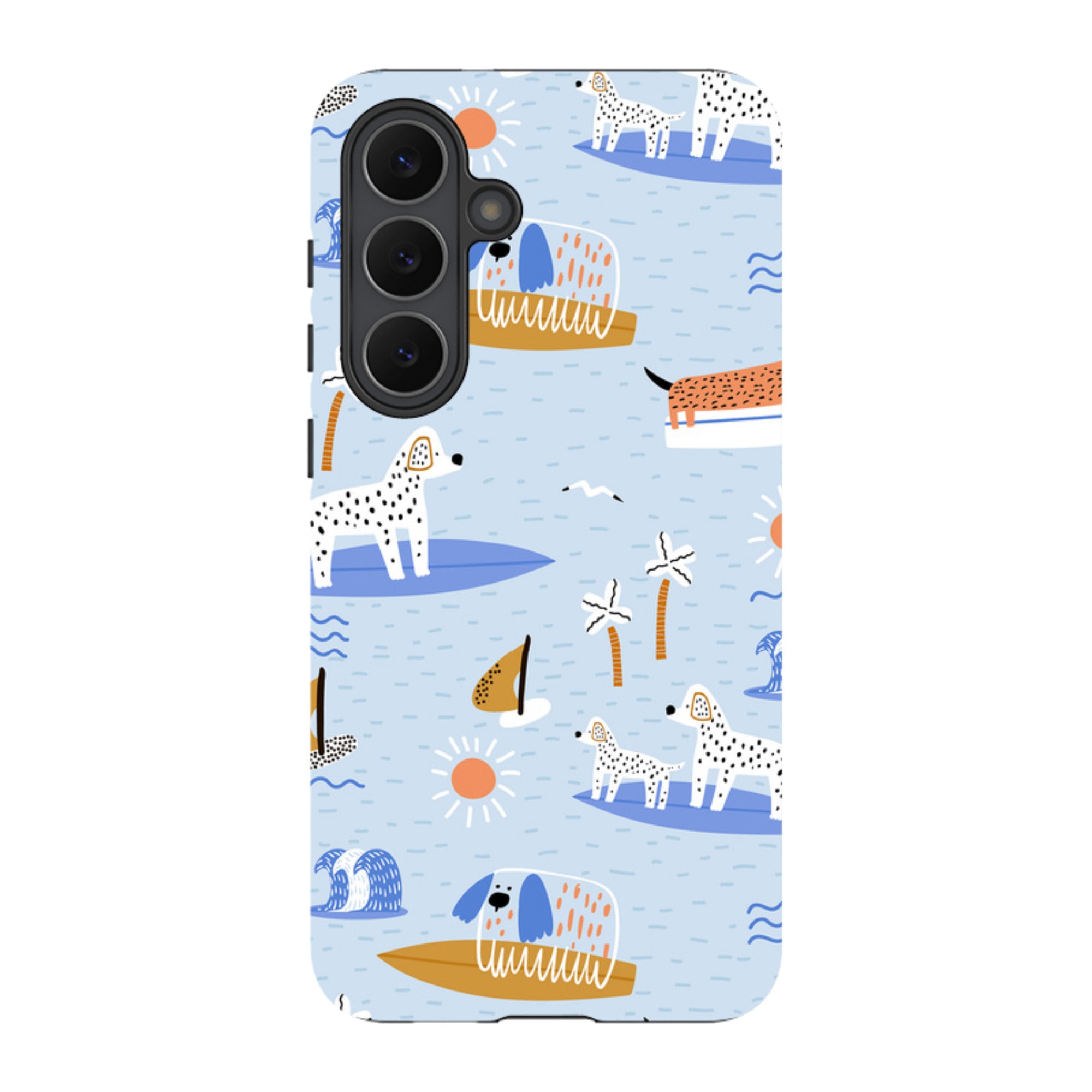 Samsung Tough Case - Surfing Dogs