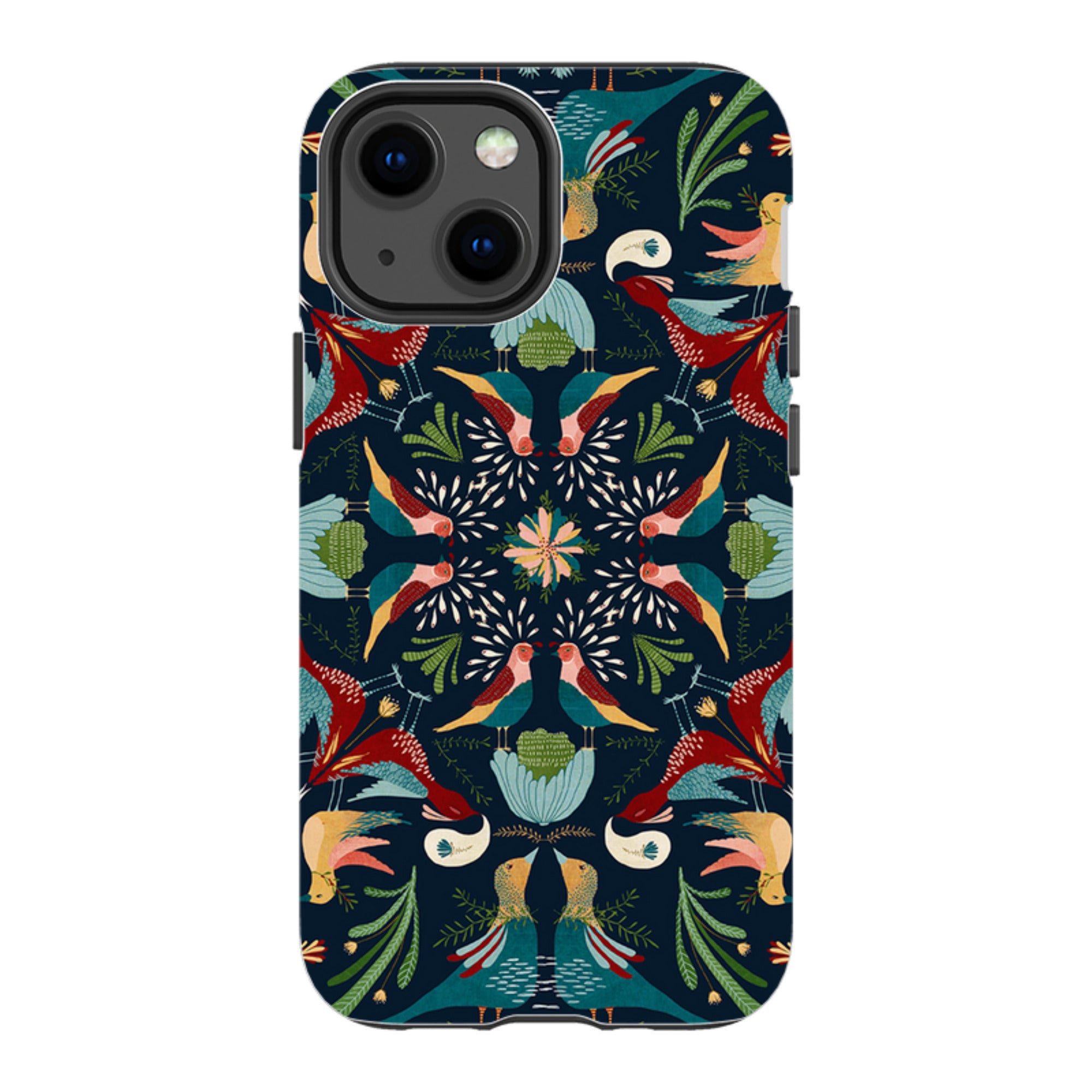iPhone Tough Case - Navy Hanky By Katherine Quinn