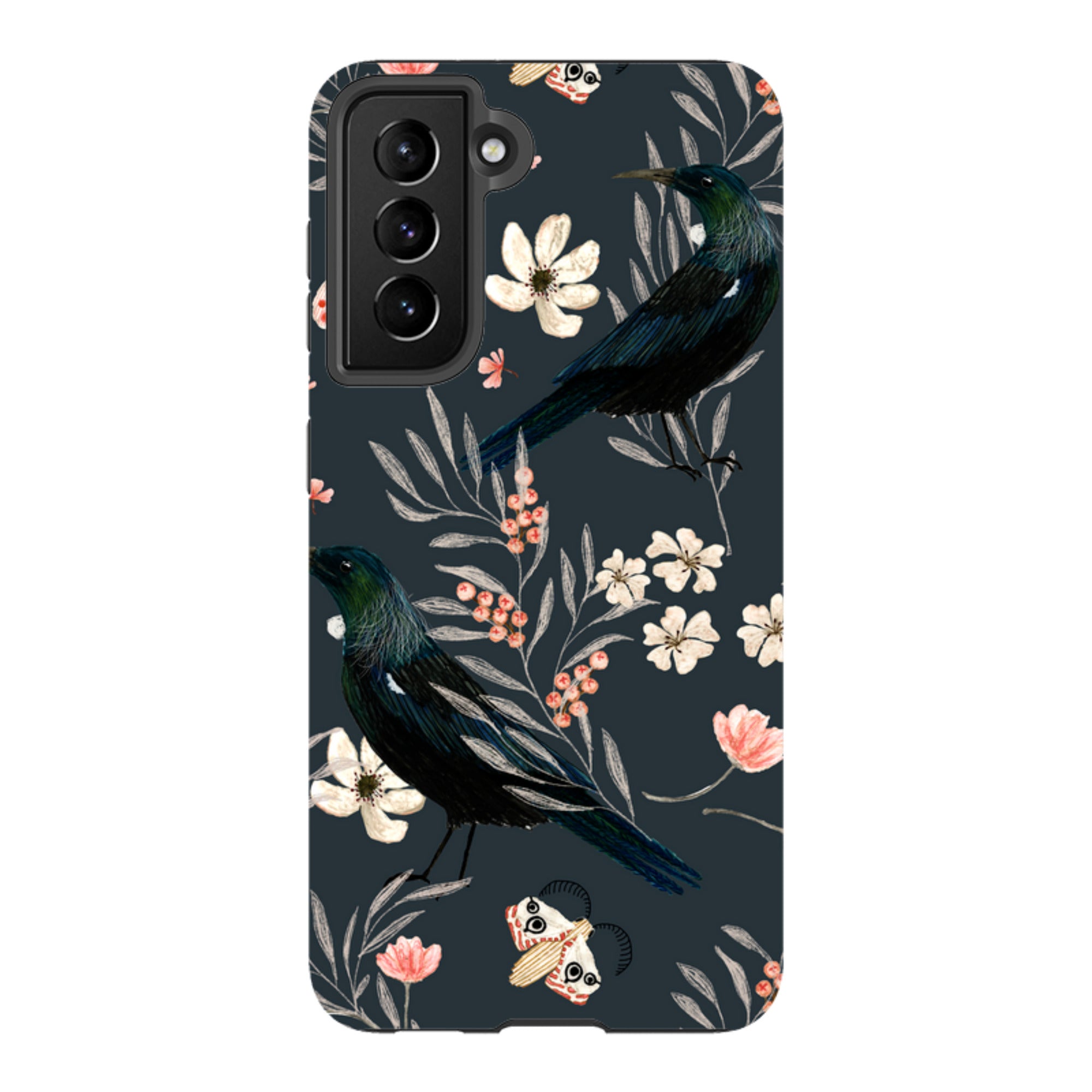 Samsung Tough Case - Moths And Tuis By Katherine Quinn