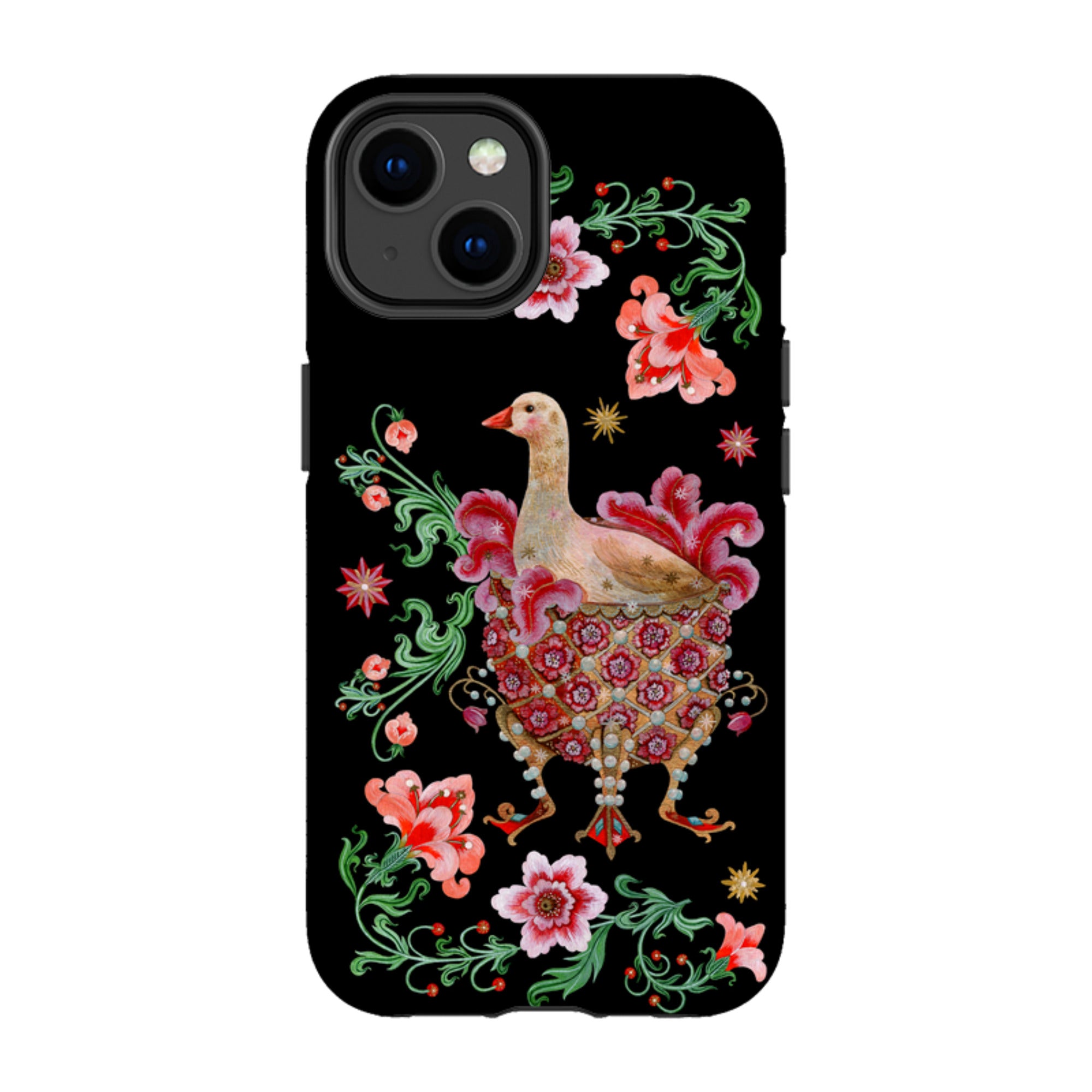 iPhone MagSafe Tough Case - Six Geese A Laying By Maria Matos