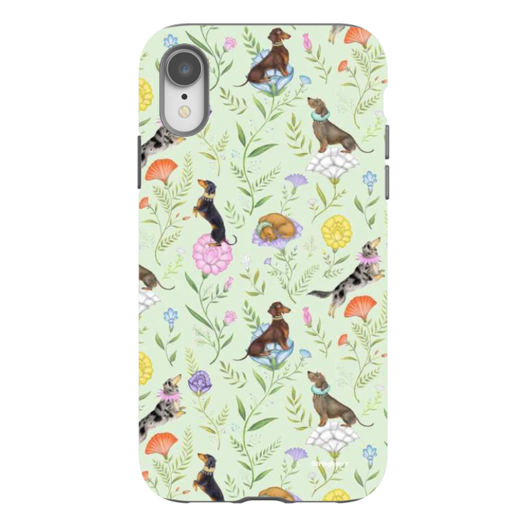 iPhone Tough Case - Doxy Day Afternoon Pistachio By Catherine Rowe