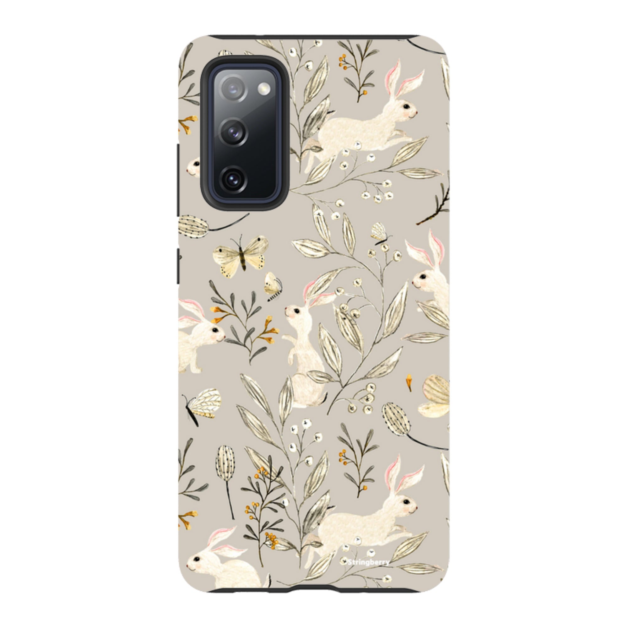 Samsung Tough Case - Bunnies Grey By Katherine Quinn