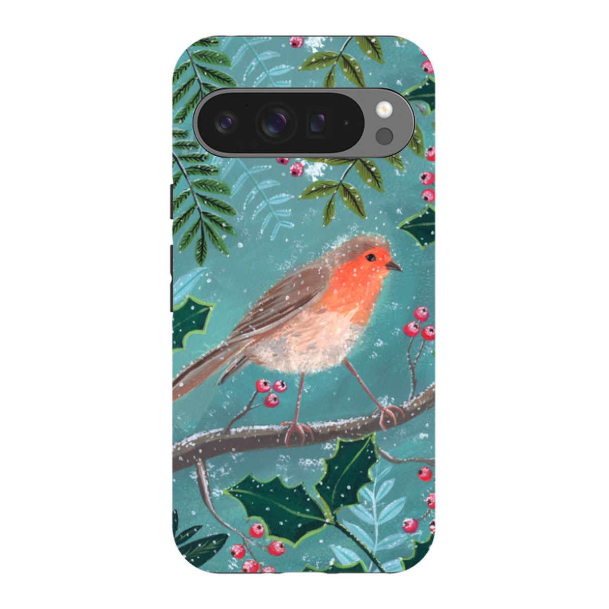 Google Tough Case - Christmas Robin By Mary Stubberfield